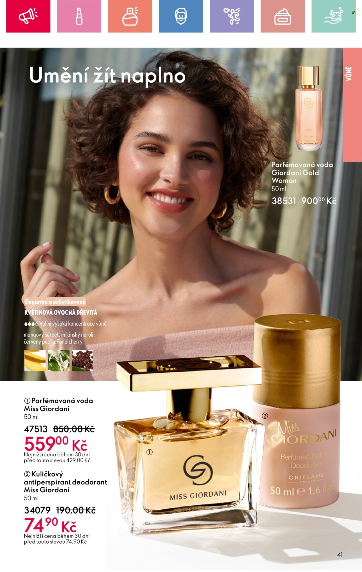 Leták ORIFLAME - 27.7.2025 - 16.8.2025. Strana 41