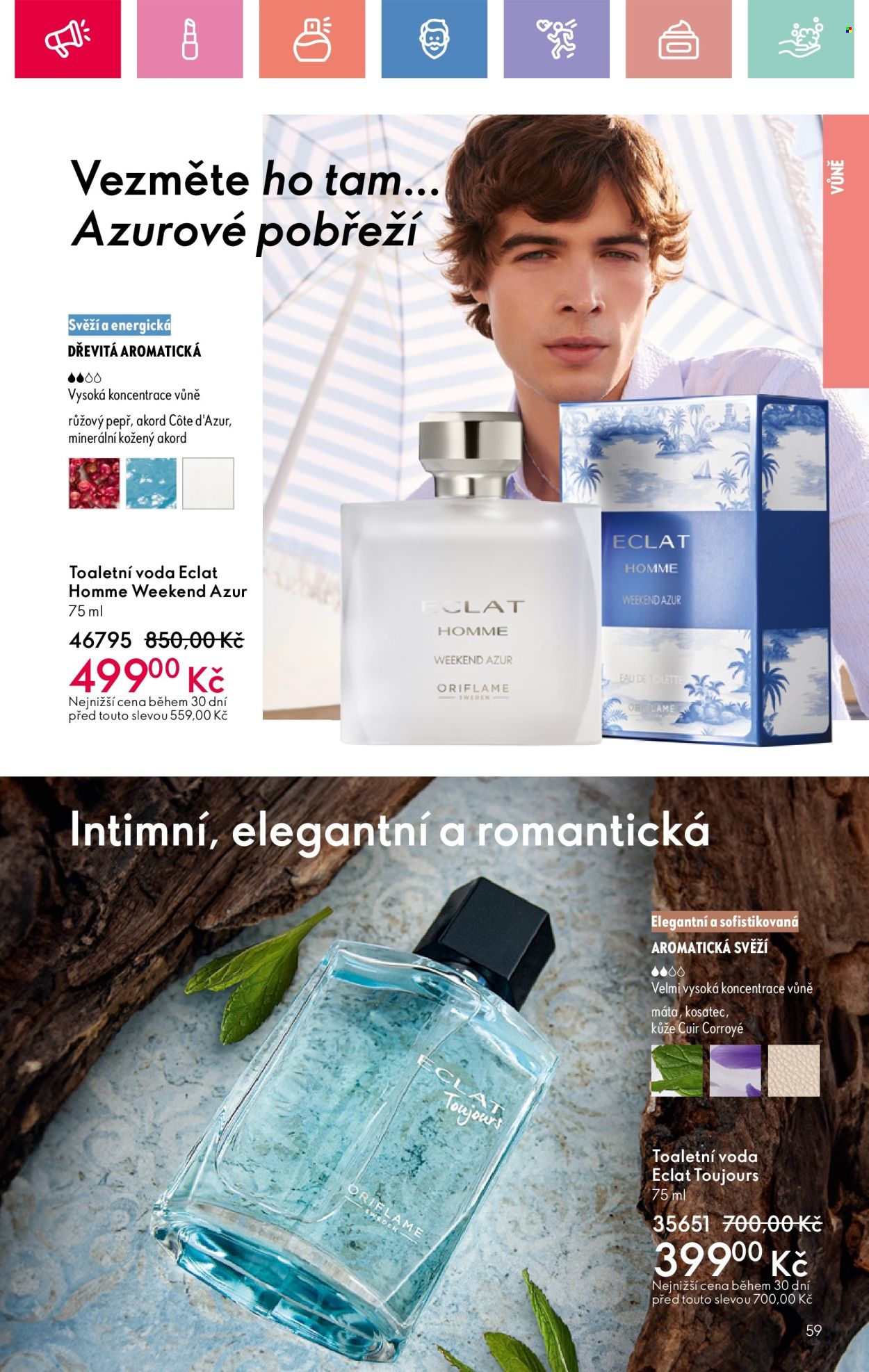 Leták ORIFLAME - 27.7.2025 - 16.8.2025. Strana 59