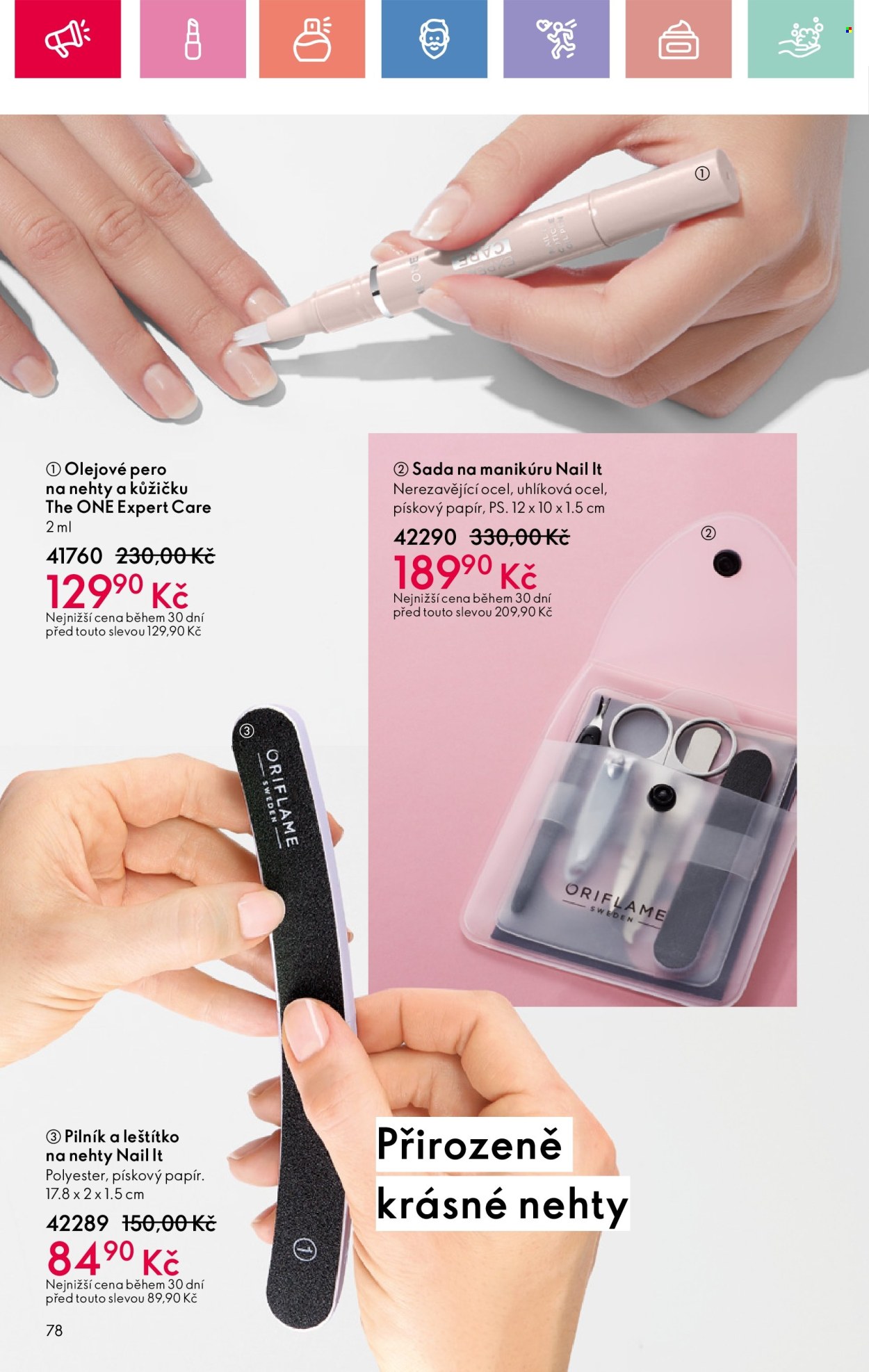 Leták ORIFLAME - 27.7.2025 - 16.8.2025. Strana 78