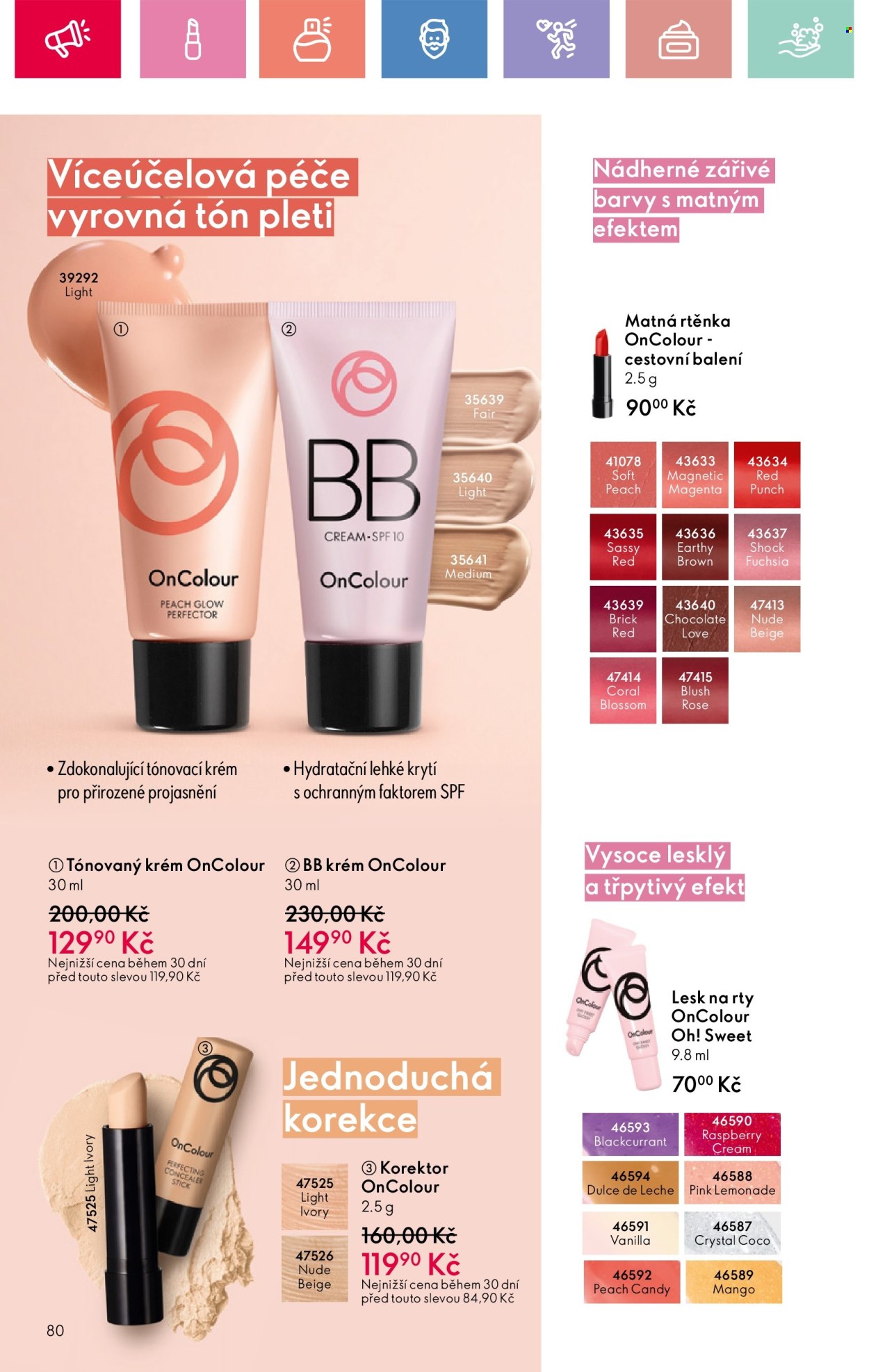 Leták ORIFLAME - 27.7.2025 - 16.8.2025. Strana 80