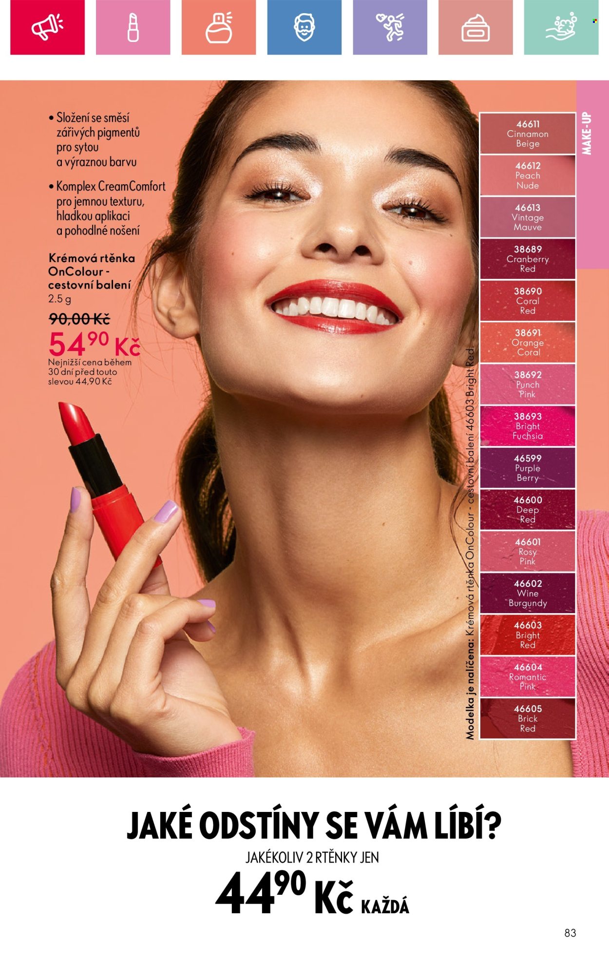 Leták ORIFLAME - 27.7.2025 - 16.8.2025. Strana 83
