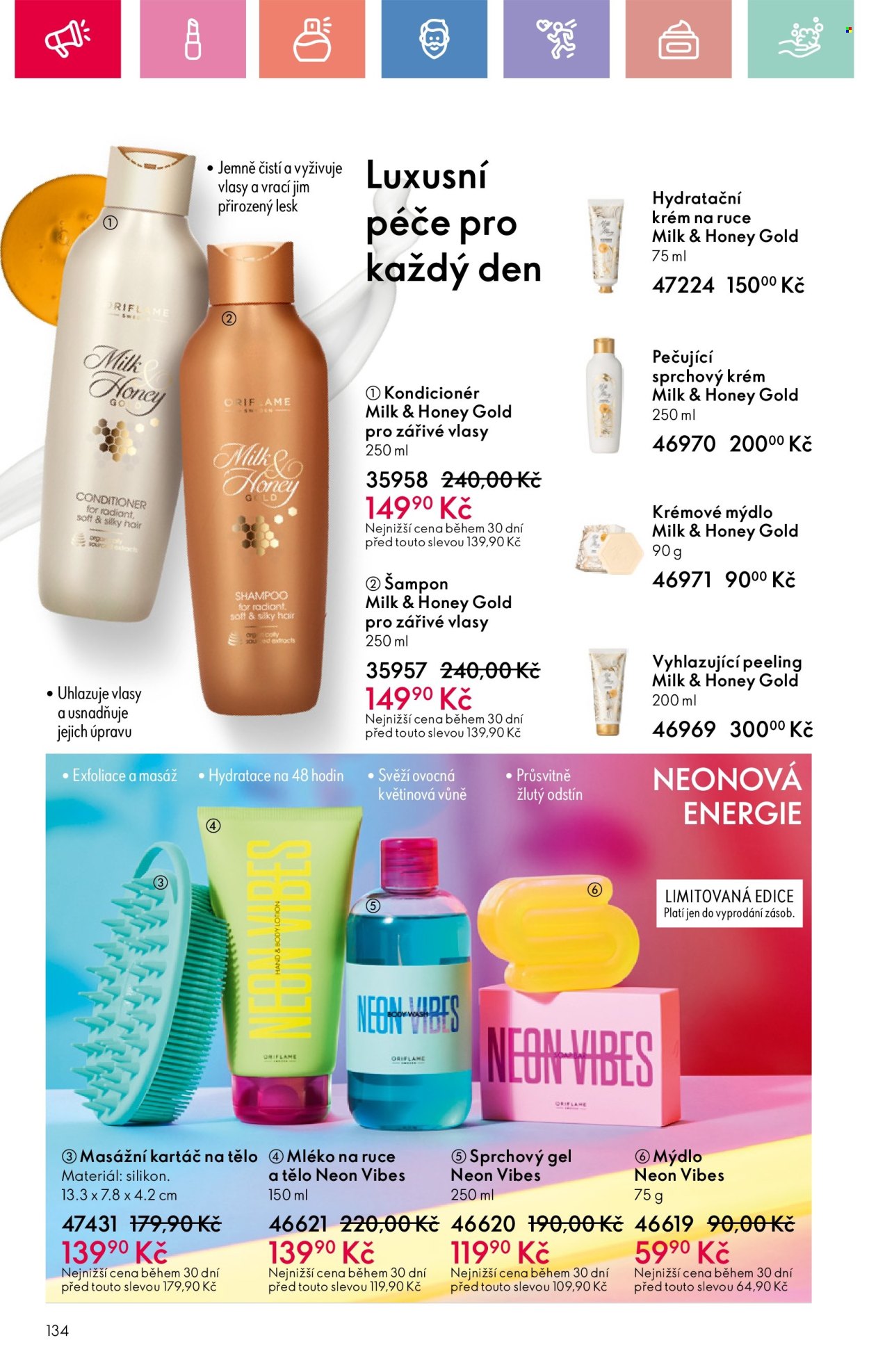 Leták ORIFLAME - 27.7.2025 - 16.8.2025. Strana 134