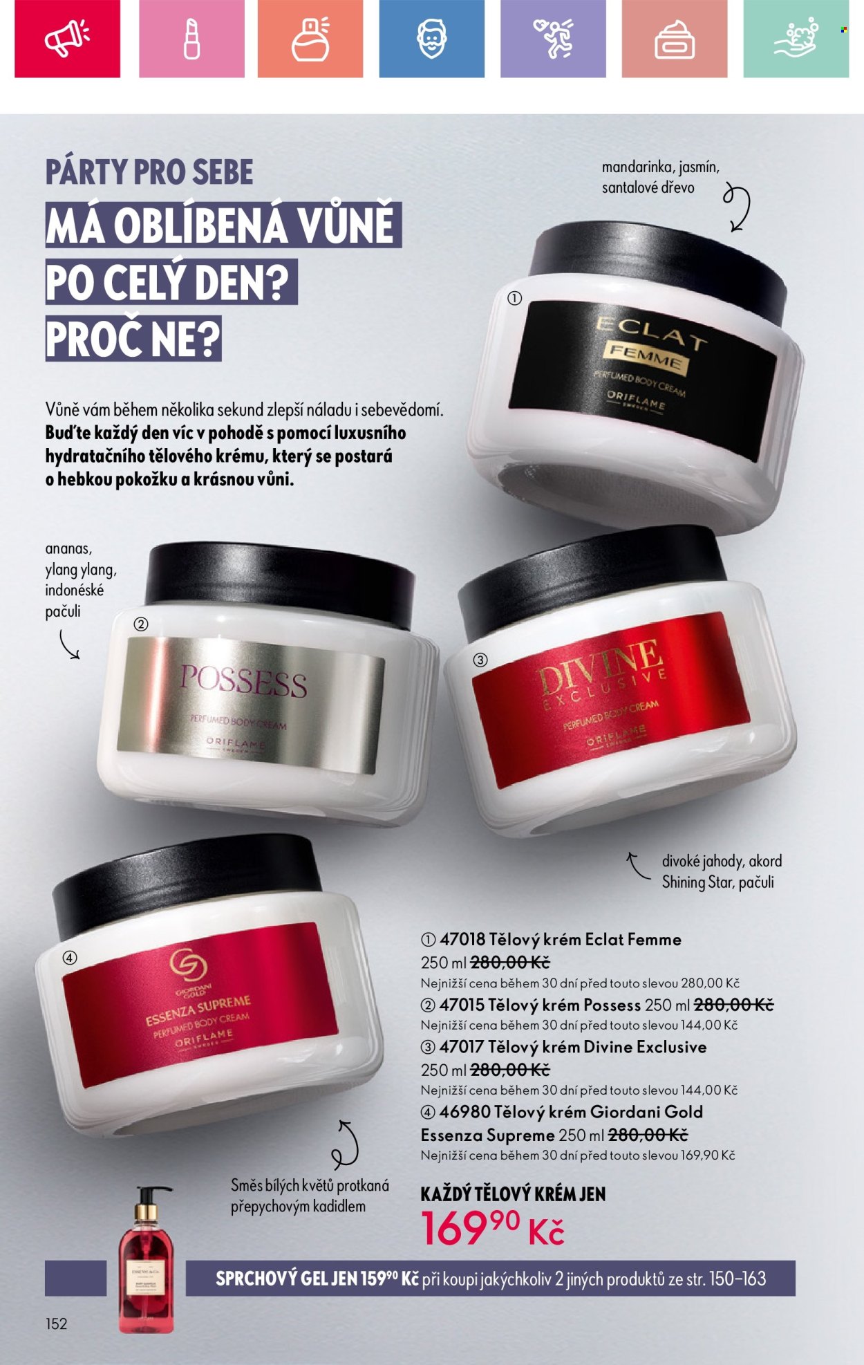 Leták ORIFLAME - 27.7.2025 - 16.8.2025. Strana 152