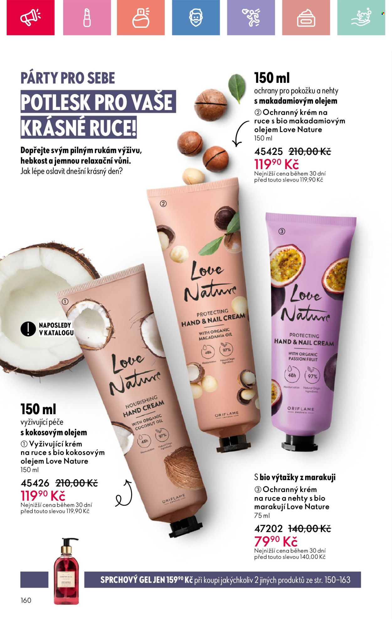 Leták ORIFLAME - 27.7.2025 - 16.8.2025. Strana 160