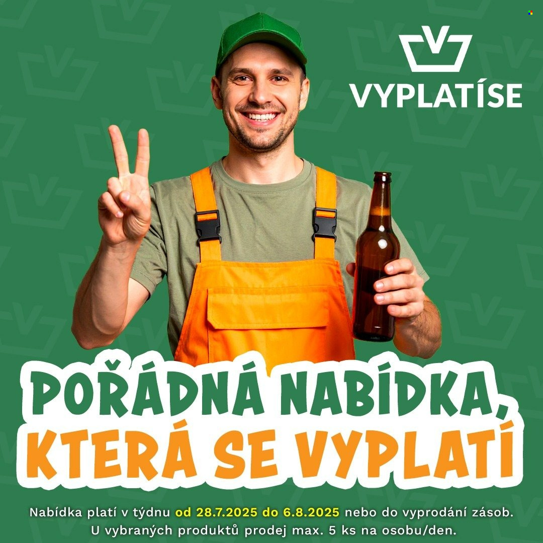 Leták Vyplatíse - 28.7.2025 - 6.8.2025. Strana 1