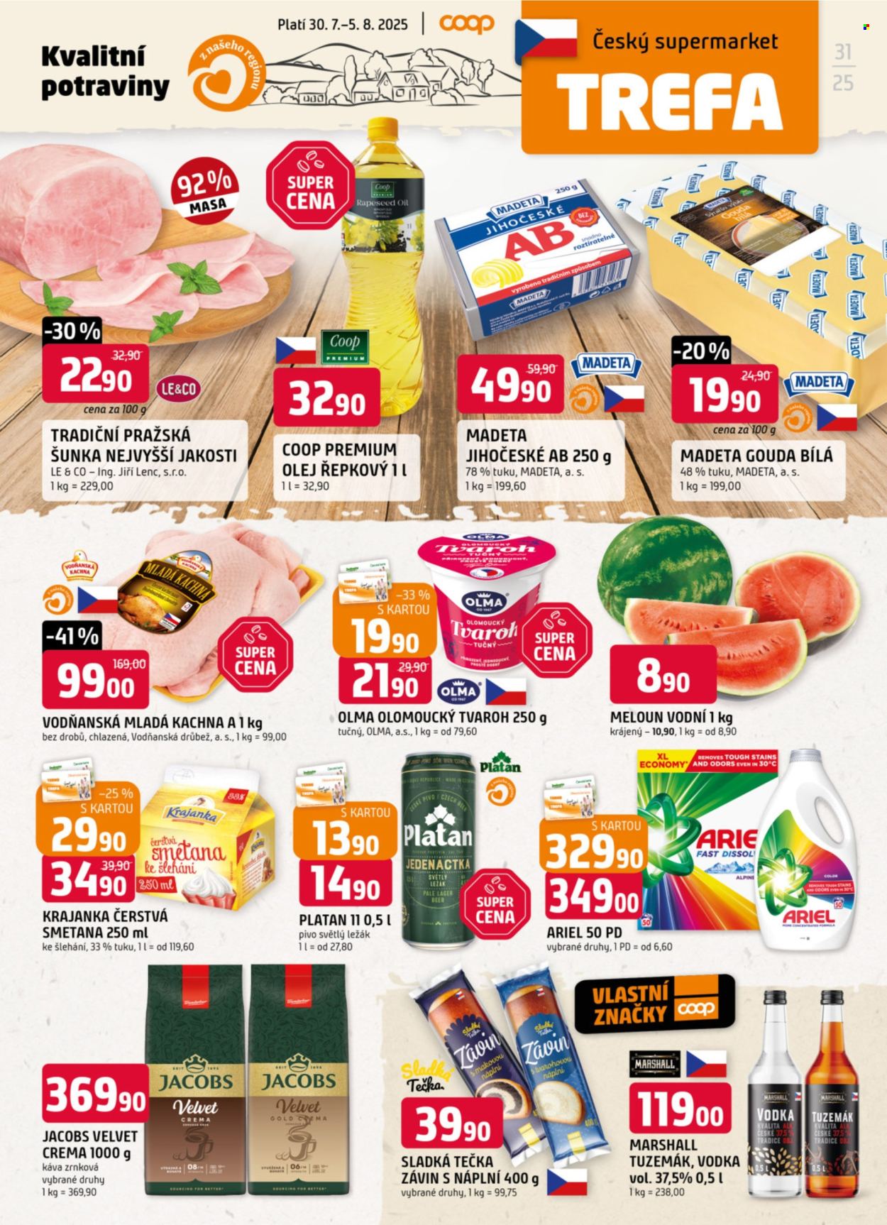 Leták TREFA coop - 30.7.2025 - 5.8.2025. Strana 1