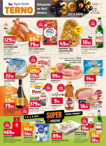 Leták coop TERNO - 30.7.2025 - 5.8.2025.
