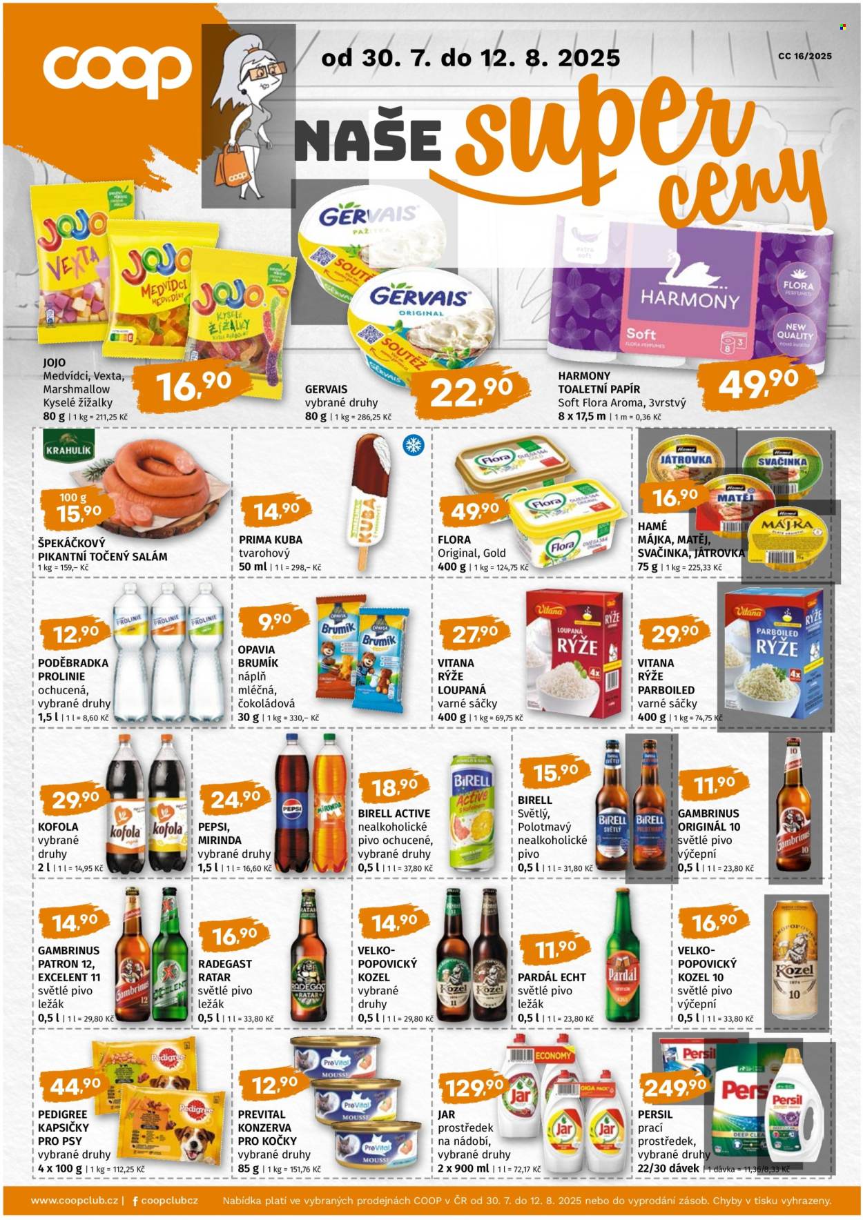 Leták coop TERNO - 30.7.2025 - 12.8.2025. Strana 1
