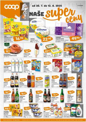 Leták coop TERNO - 30.7.2025 - 12.8.2025.