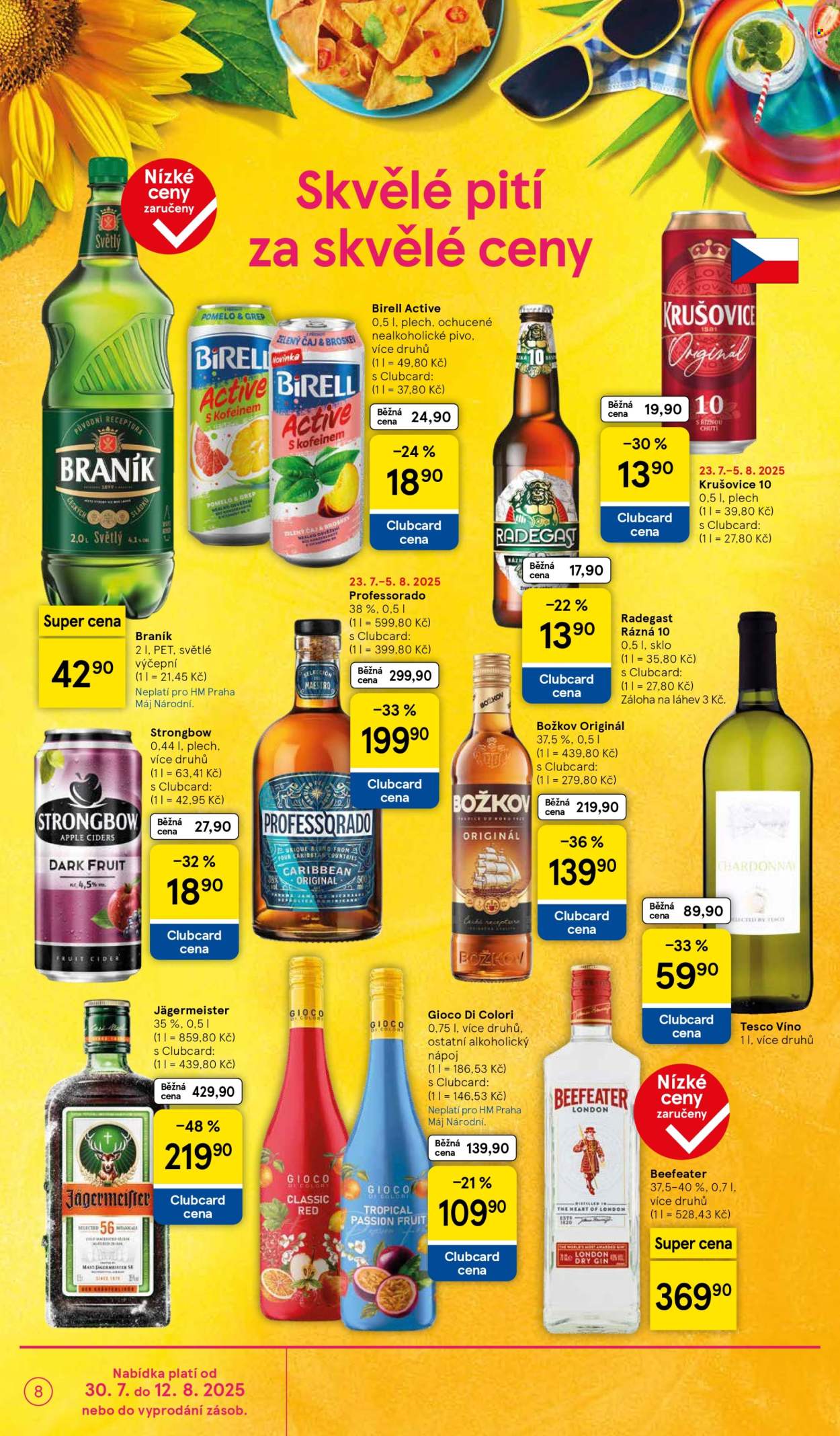 Leták TESCO - 30.7.2025 - 5.8.2025. Strana 8