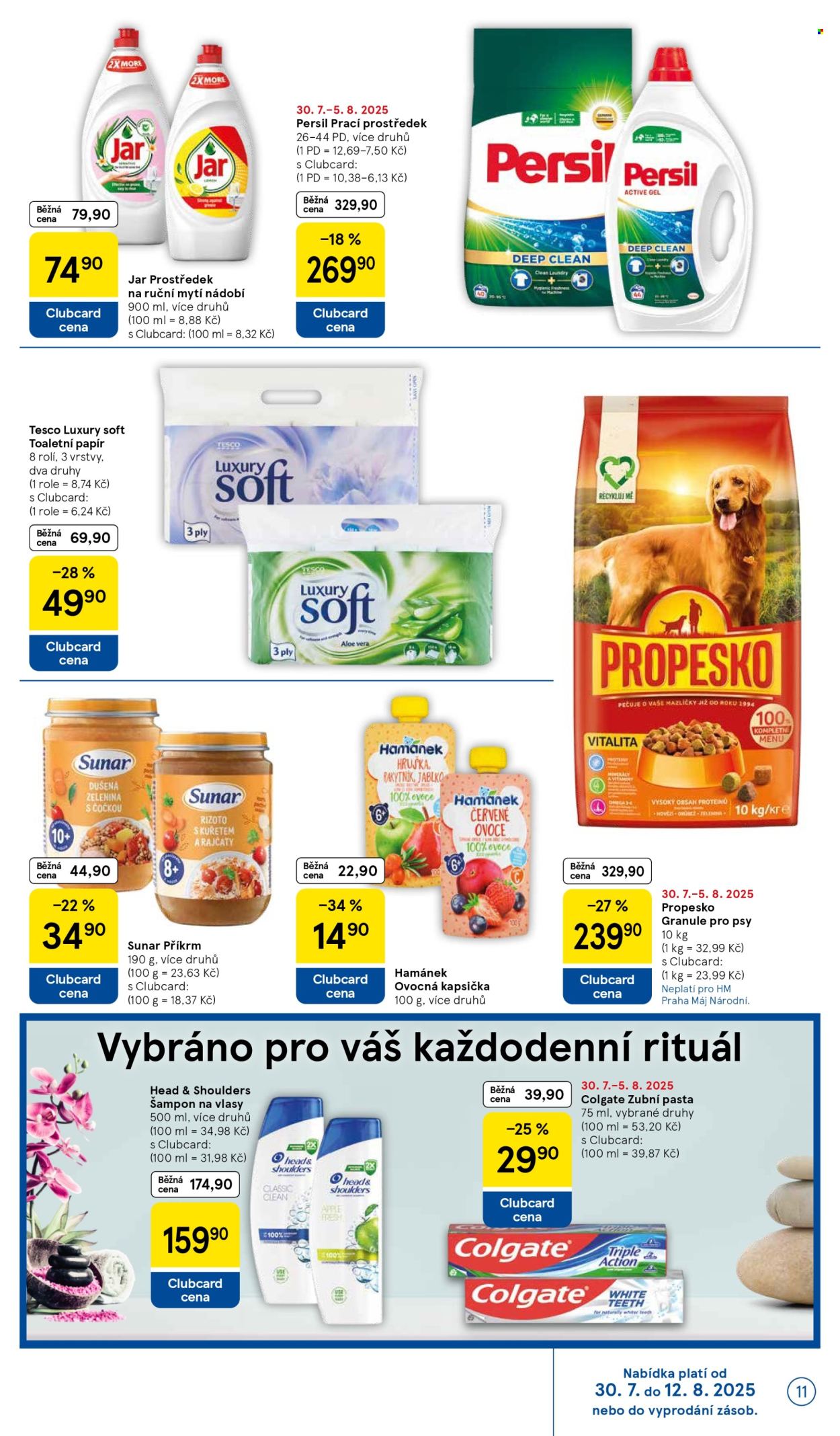 Leták TESCO - 30.7.2025 - 5.8.2025. Strana 11