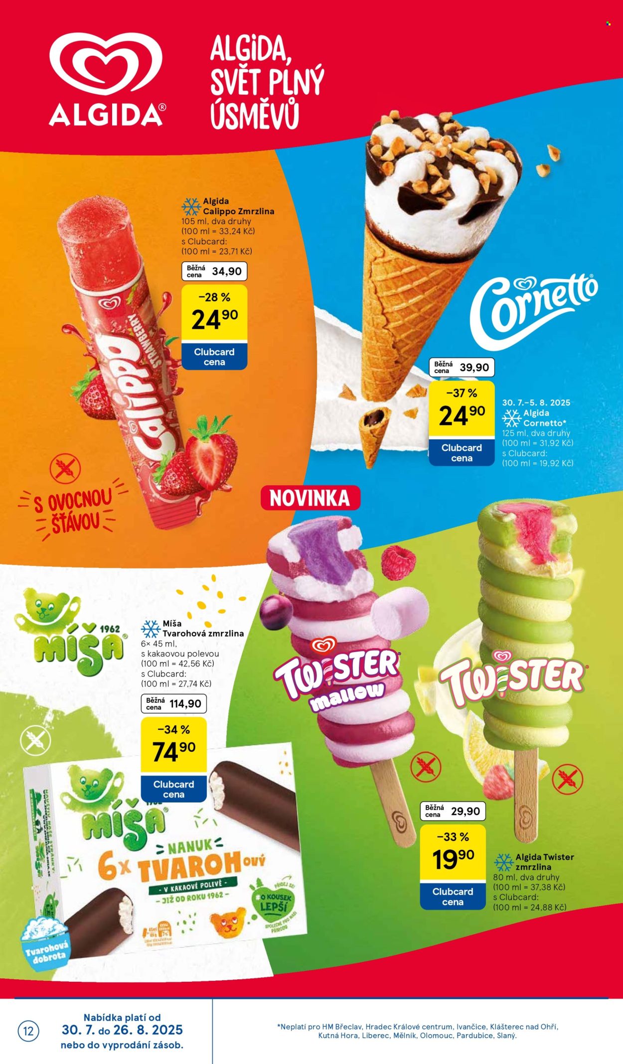 Leták TESCO - 30.7.2025 - 5.8.2025. Strana 12