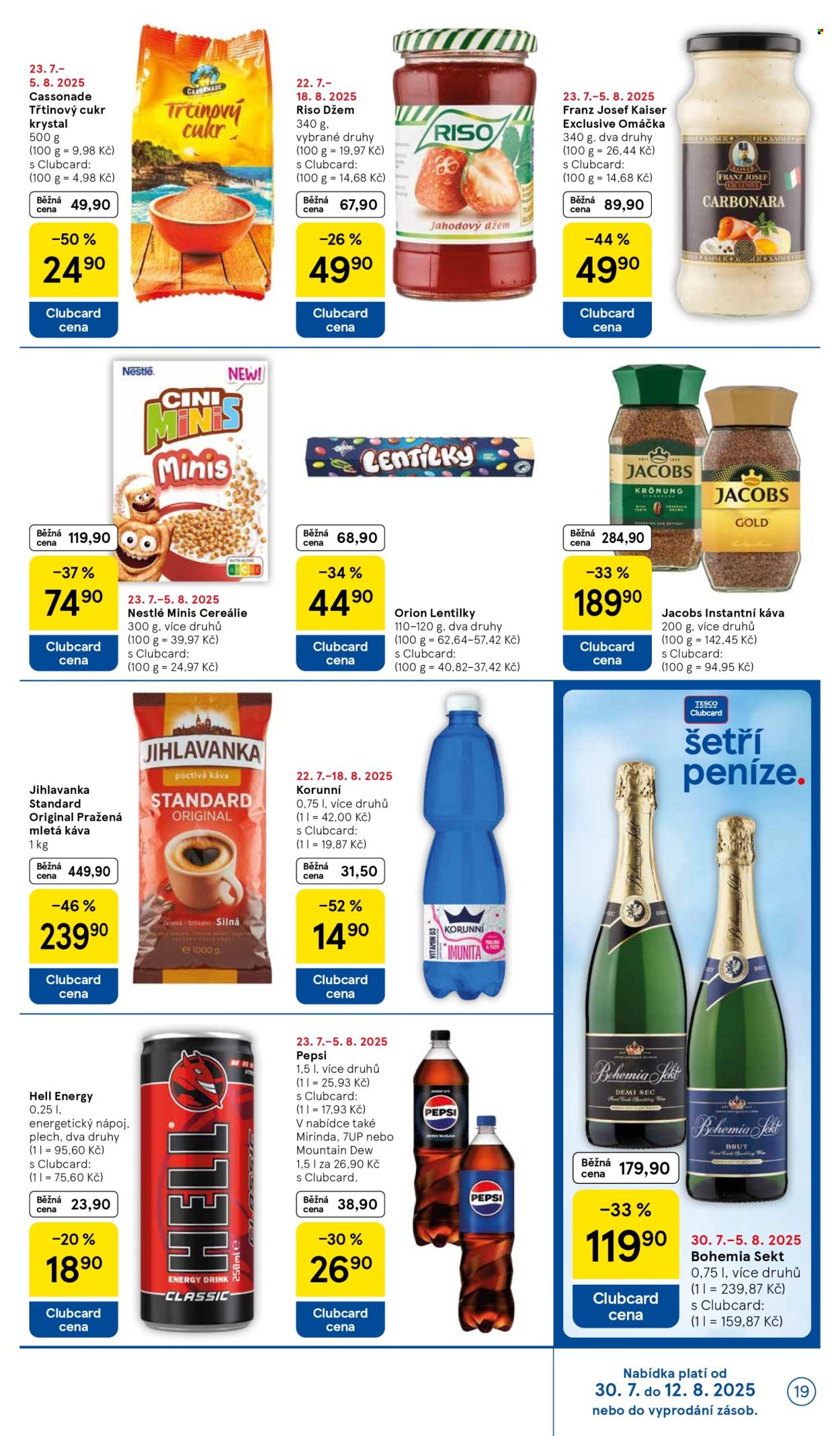 Leták TESCO - 30.7.2025 - 5.8.2025. Strana 19