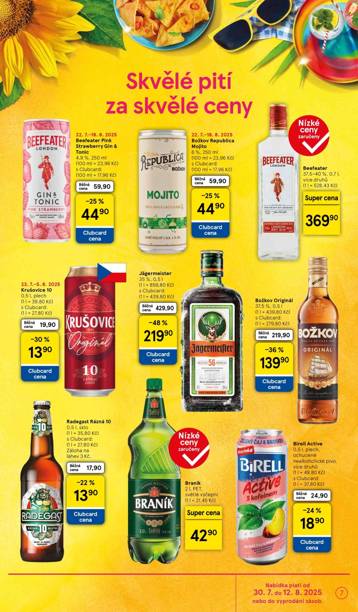 Leták TESCO supermarket - 30.7.2025 - 5.8.2025. Strana 7