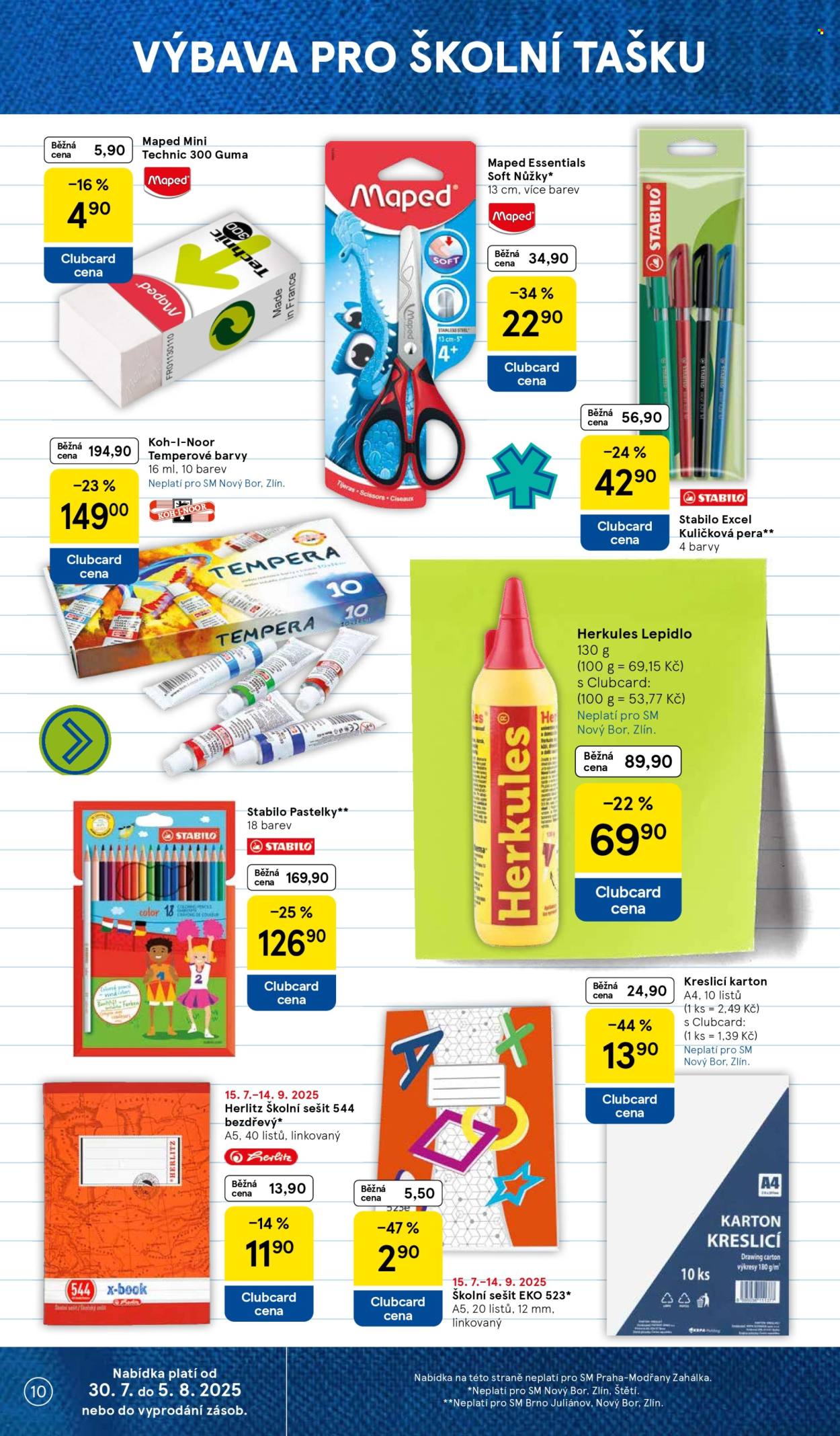 Leták TESCO supermarket - 30.7.2025 - 5.8.2025. Strana 10