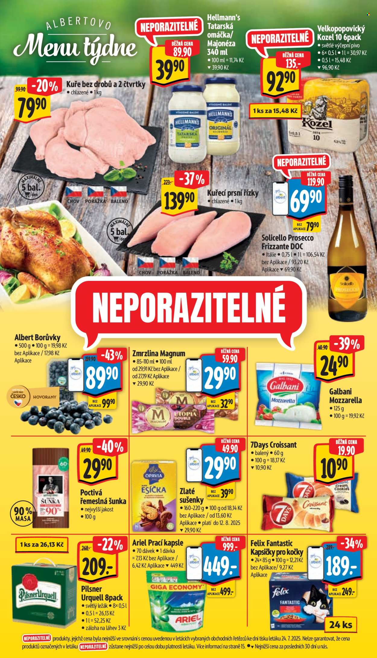 Leták Albert Supermarket - 30.7.2025 - 5.8.2025. Strana 43