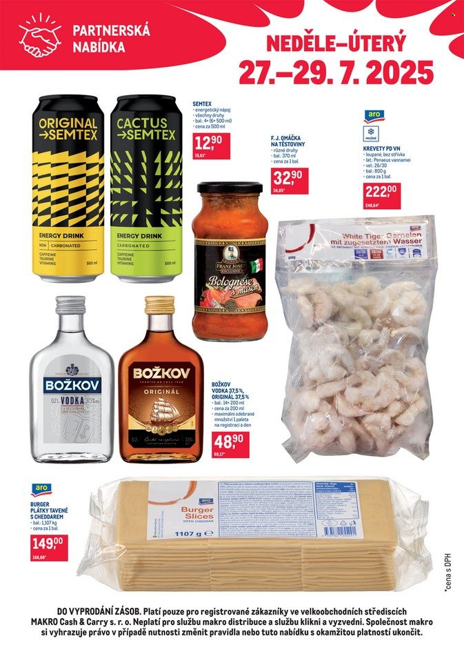 Leták MAKRO - 27.7.2025 - 29.7.2025. Strana 1
