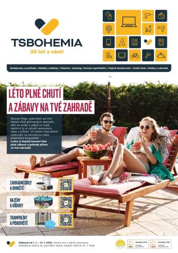 Leták T.S. BOHEMIA - 1.7.2025 - 31.7.2025.