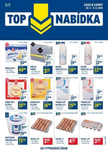 Leták MAKRO - 30.7.2025 - 5.8.2025.