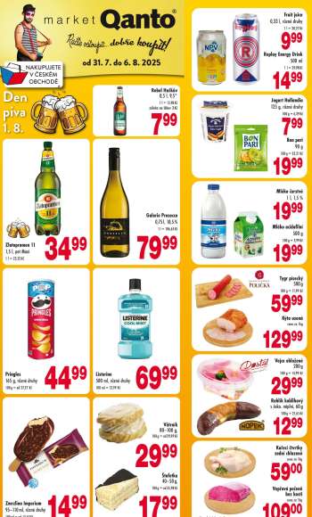 Leták Qanto market - 31.7.2025 - 6.8.2025.