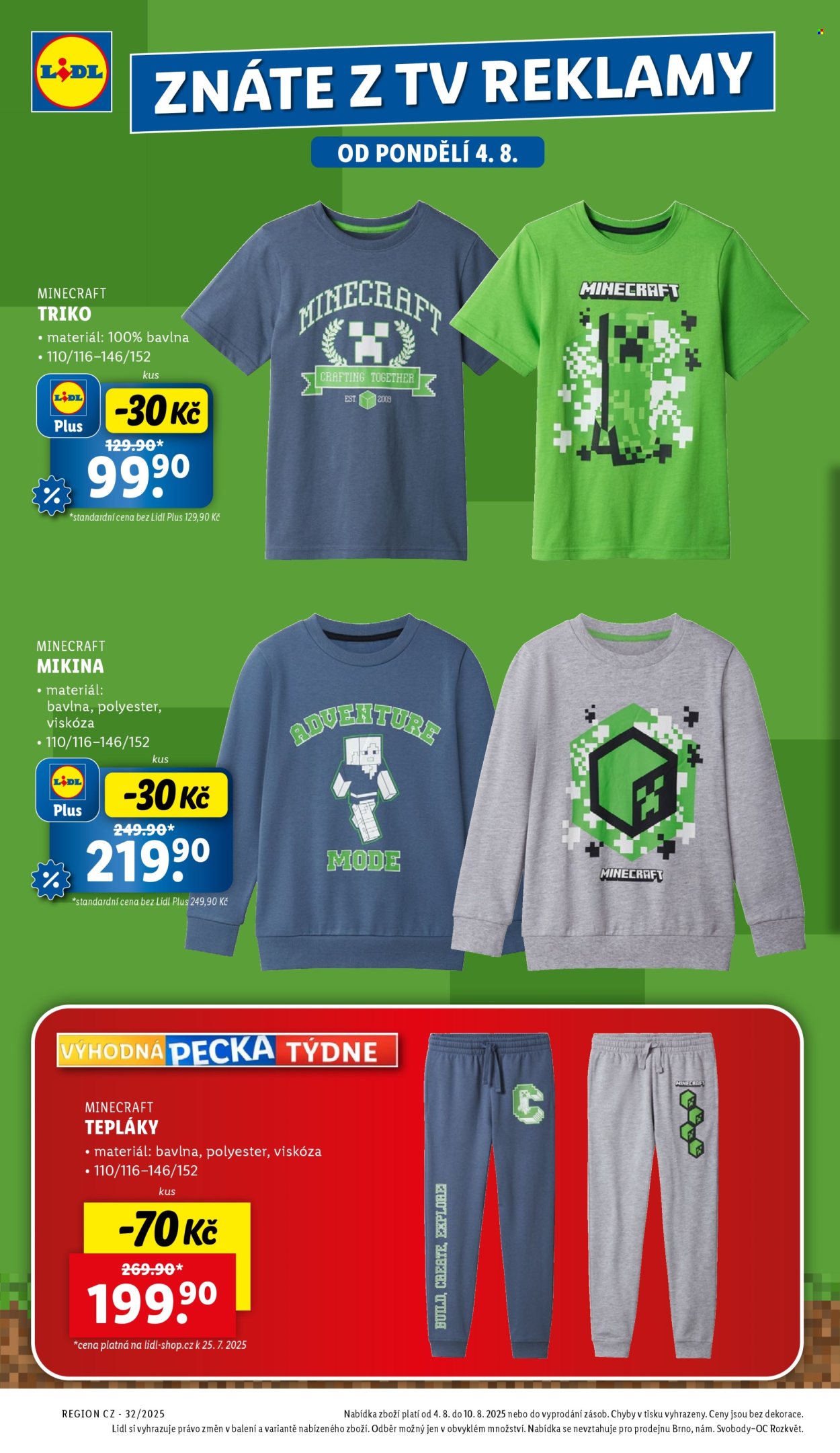 Leták Lidl - 4.8.2025 - 10.8.2025. Strana 2