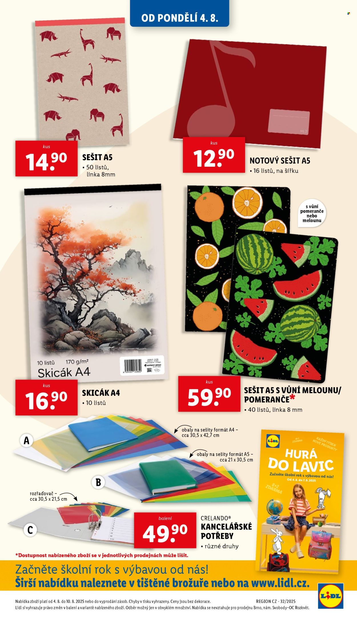 Leták Lidl - 4.8.2025 - 10.8.2025. Strana 7