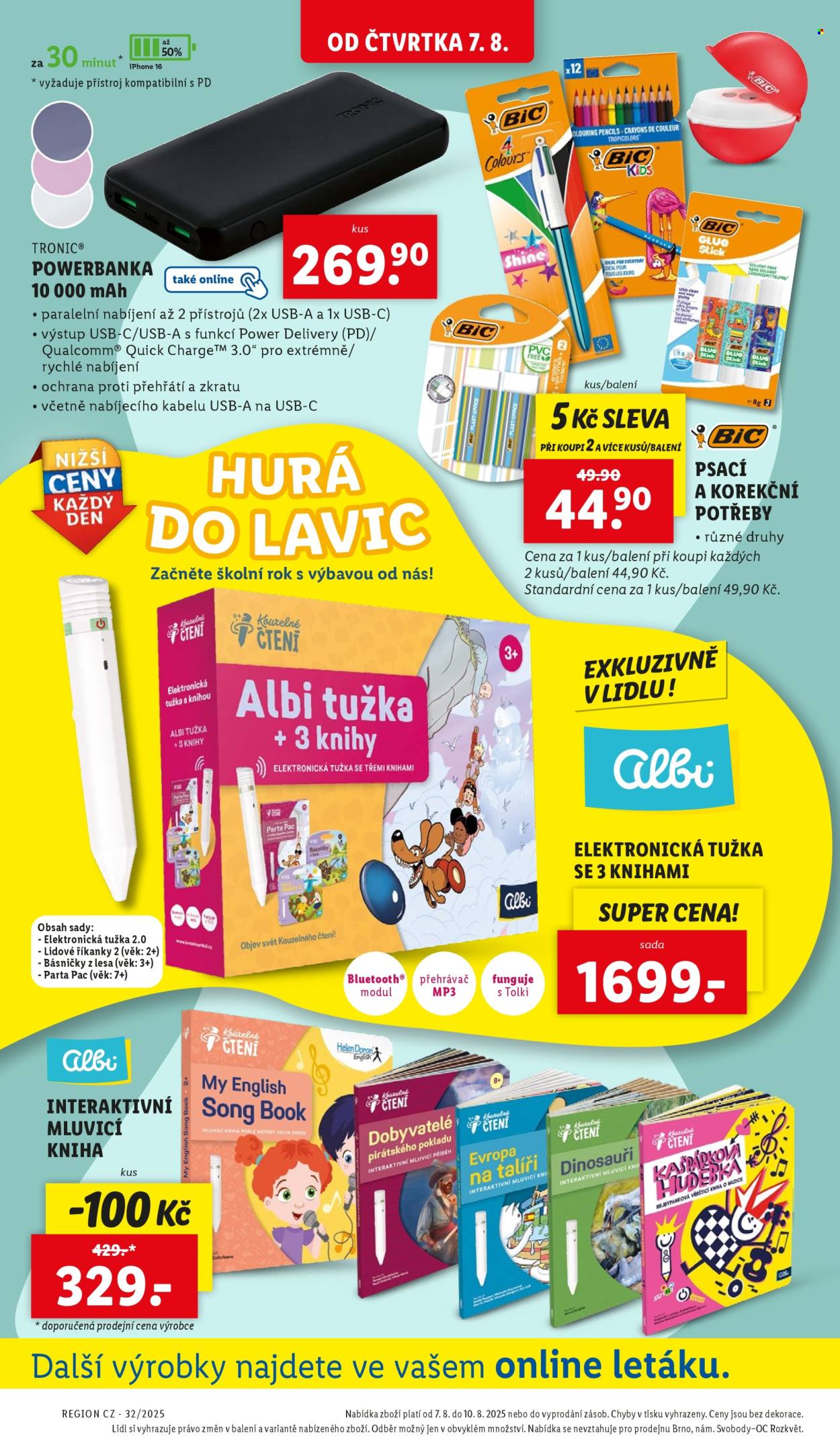 Leták Lidl - 4.8.2025 - 10.8.2025. Strana 18