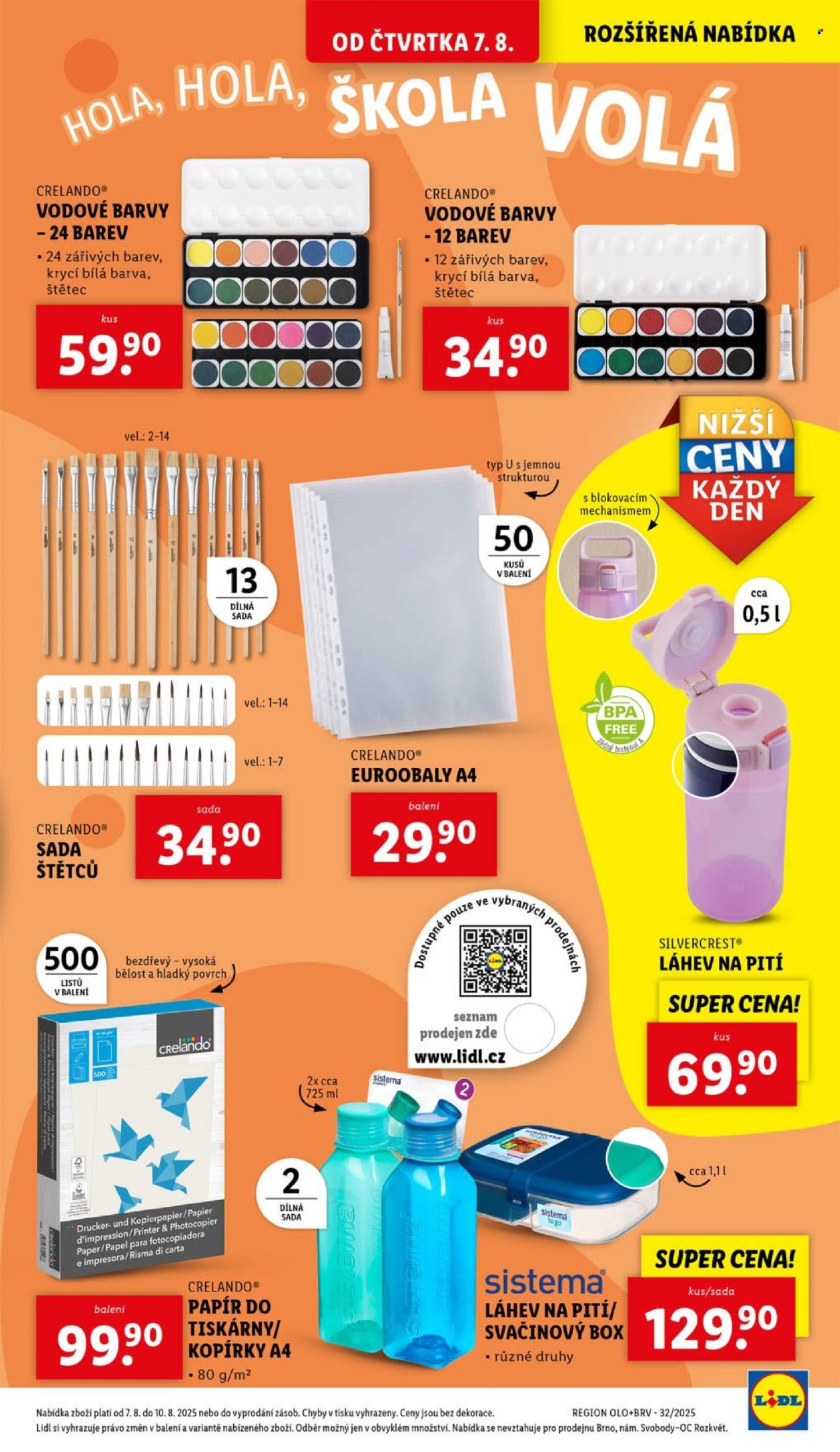 Leták Lidl - 4.8.2025 - 10.8.2025. Strana 19