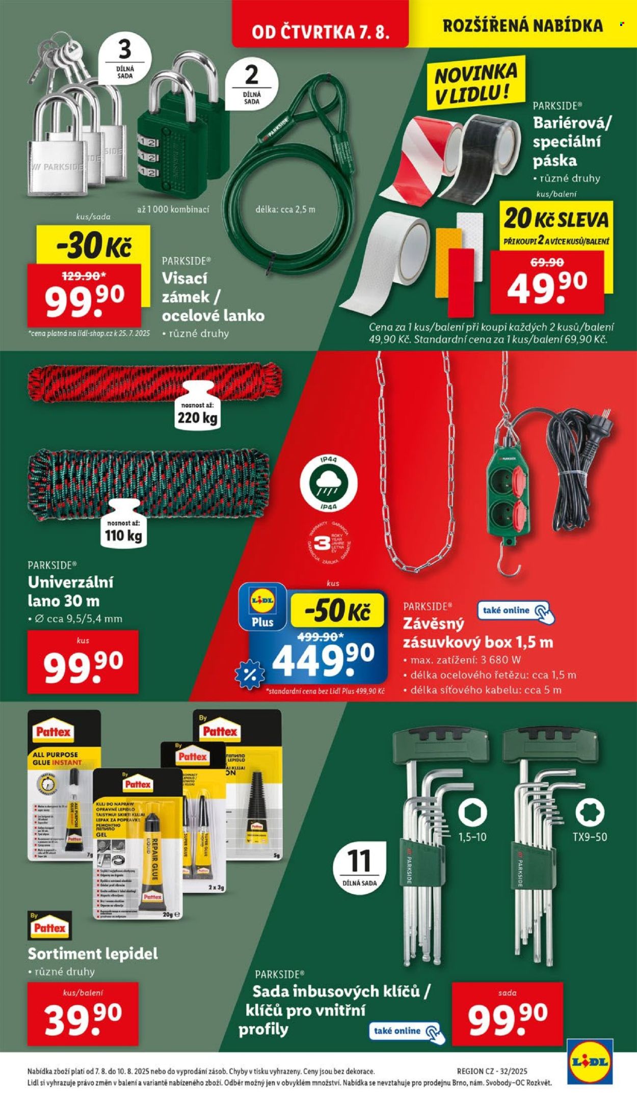 Leták Lidl - 4.8.2025 - 10.8.2025. Strana 23