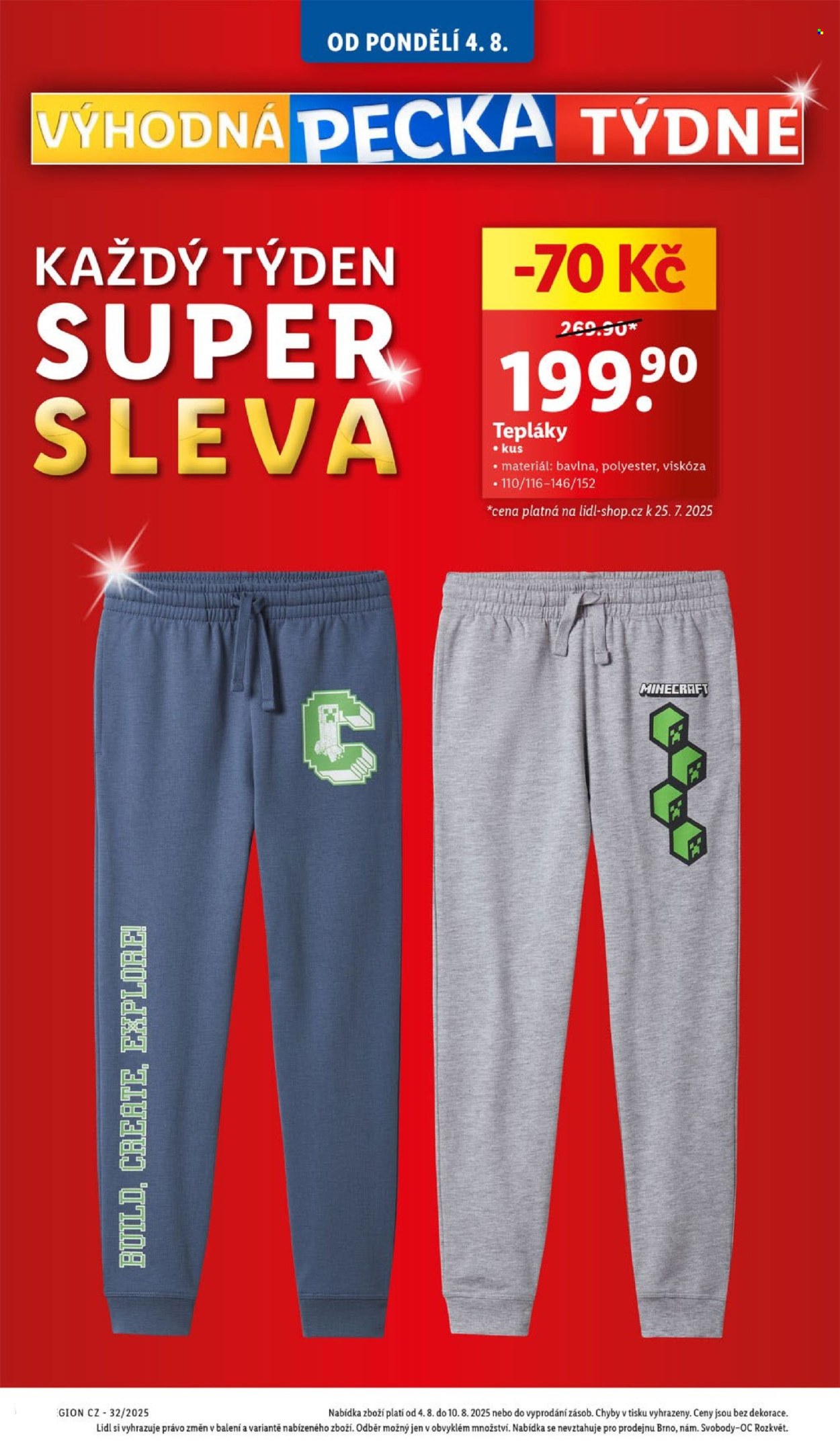 Leták Lidl - 4.8.2025 - 6.8.2025. Strana 6