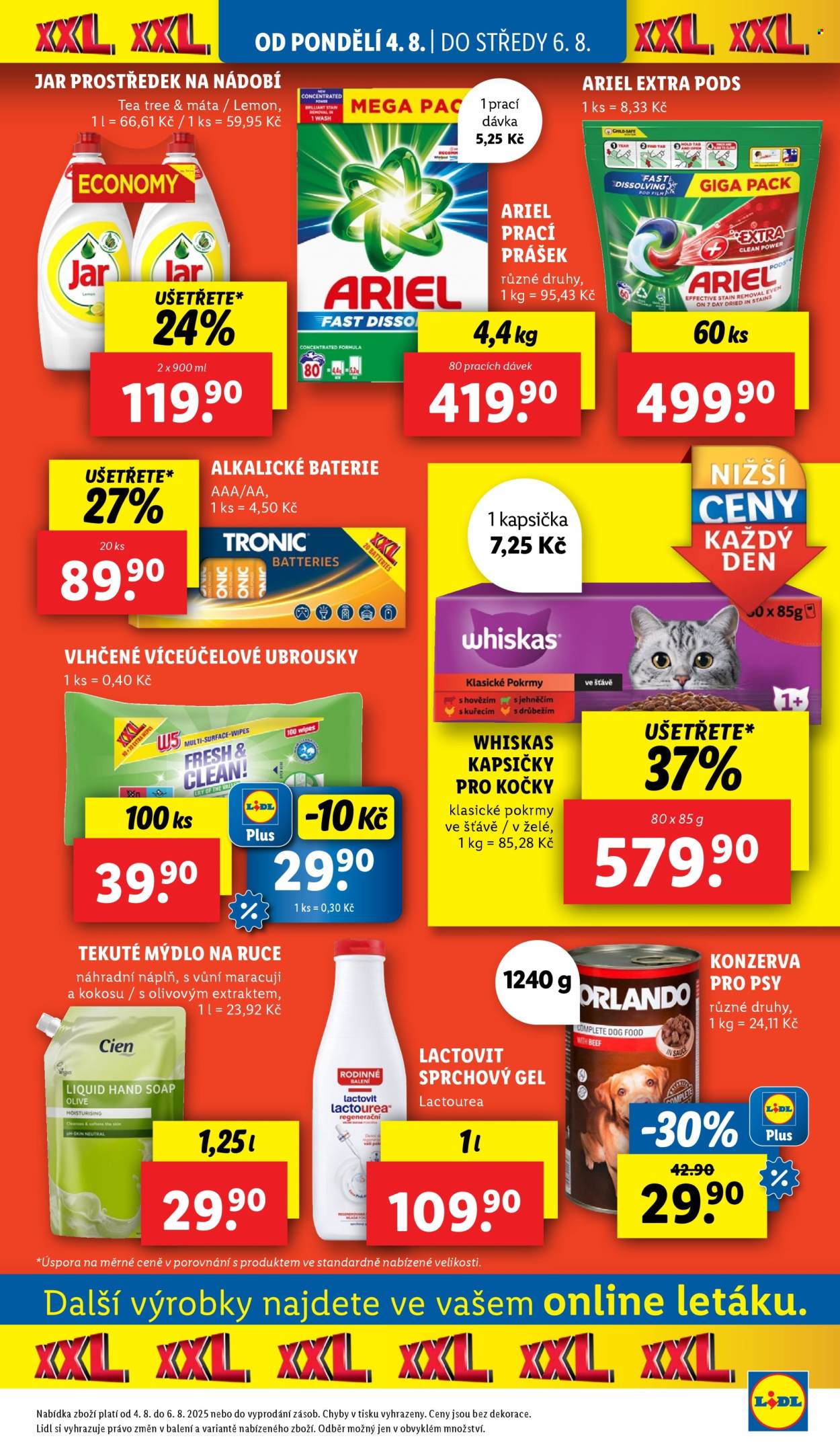 Leták Lidl - 4.8.2025 - 6.8.2025. Strana 19