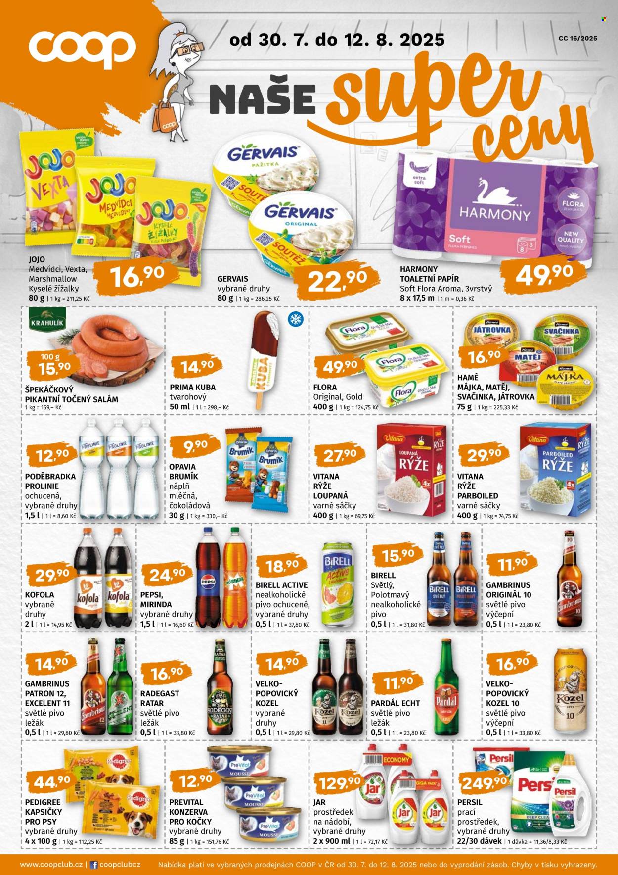 Leták coop TIP - 30.7.2025 - 12.8.2025. Strana 1
