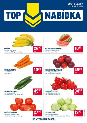 Leták MAKRO - 31.7.2025 - 6.8.2025.