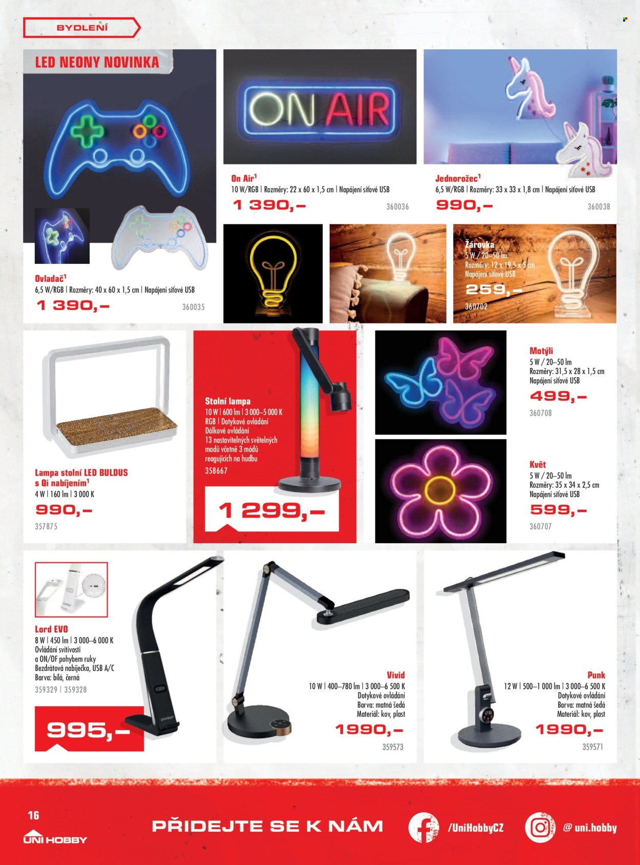 Leták UNI HOBBY - 31.7.2025 - 24.8.2025. Strana 16