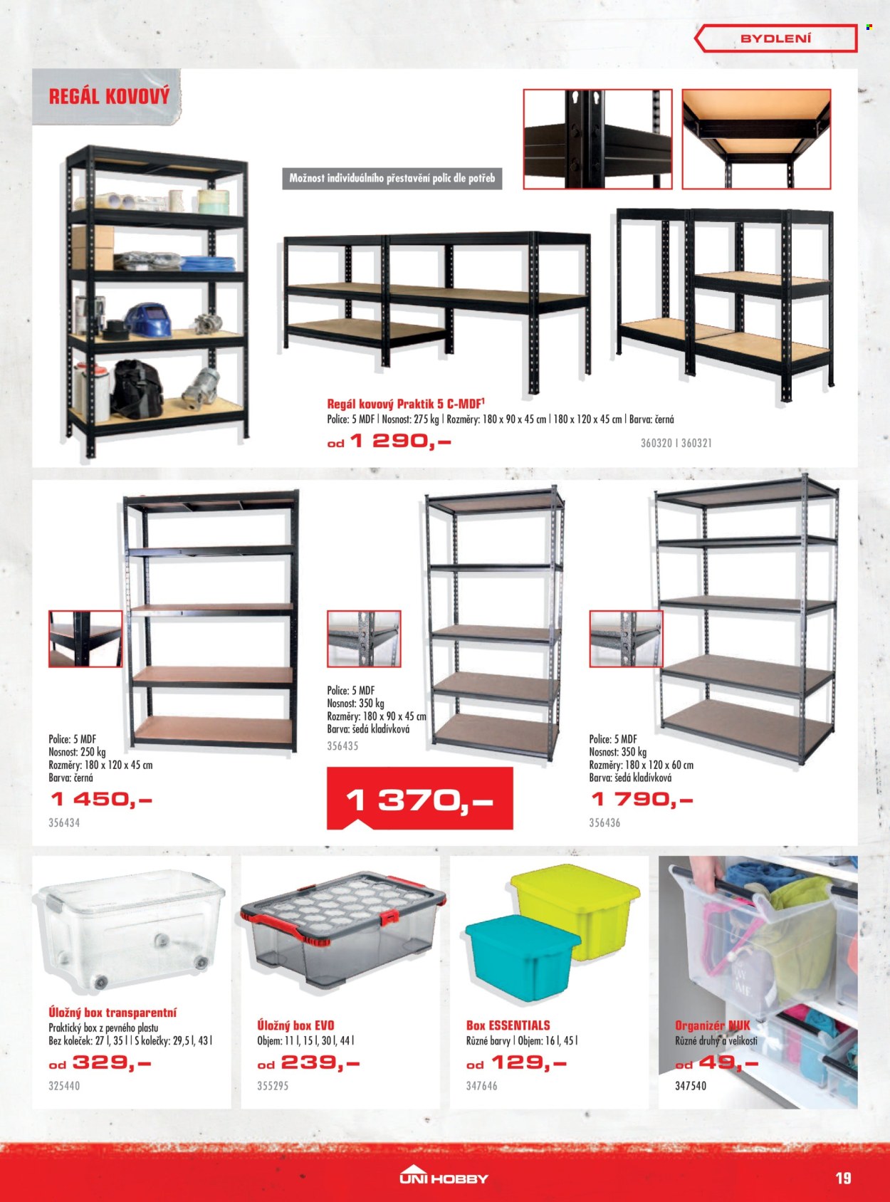 Leták UNI HOBBY - 31.7.2025 - 24.8.2025. Strana 19