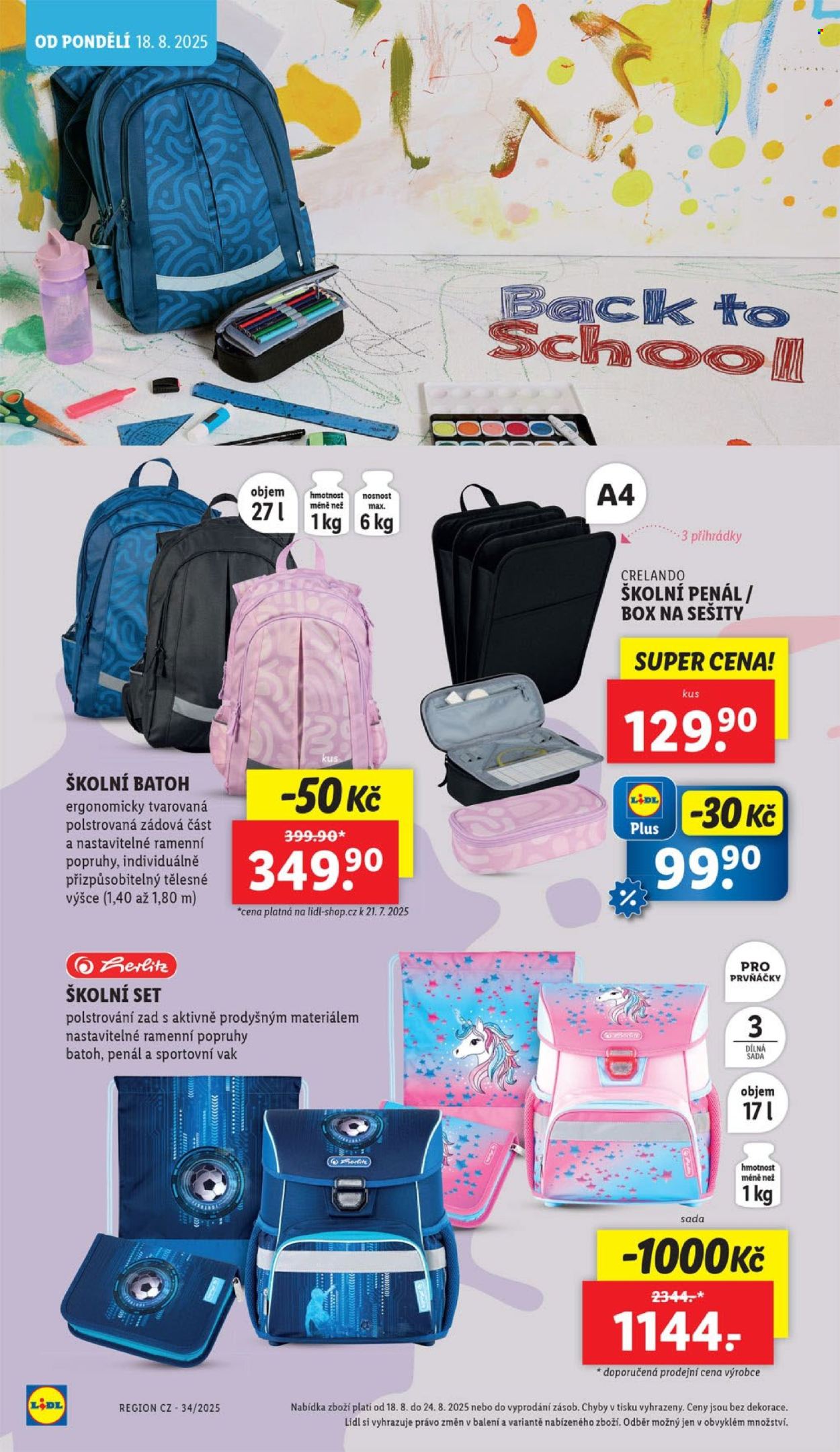 Leták Lidl - 4.8.2025 - 7.9.2025. Strana 20