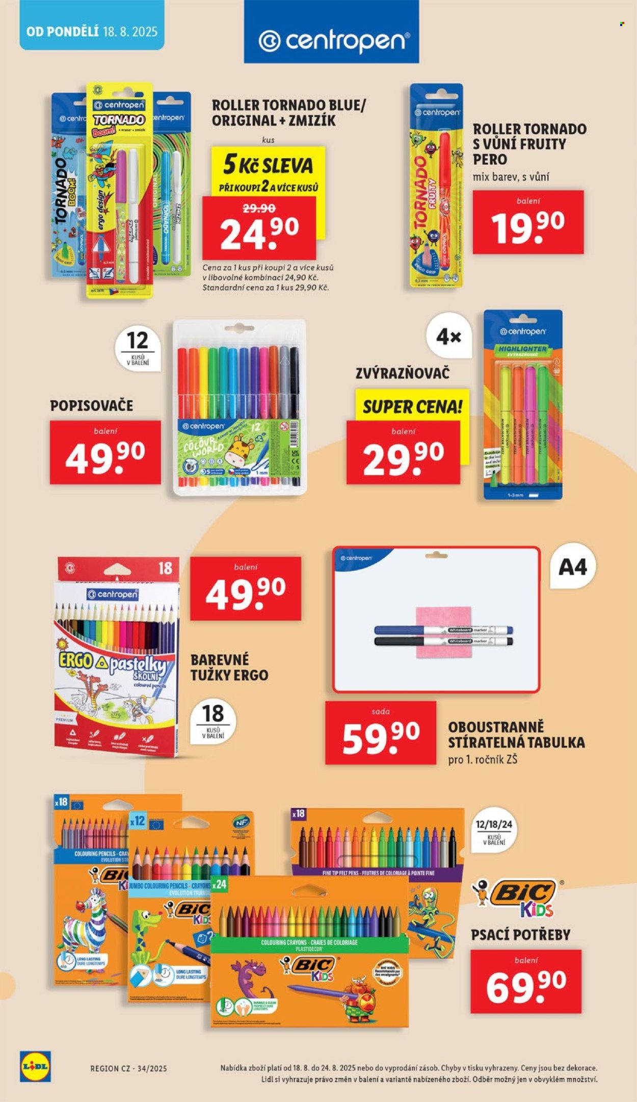 Leták Lidl - 4.8.2025 - 7.9.2025. Strana 22