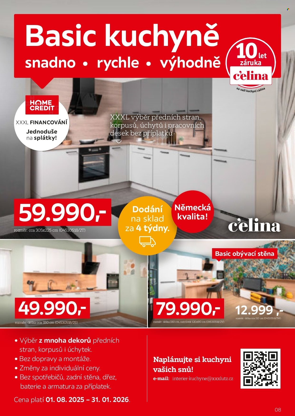 Leták XXXLutz - 1.8.2025 - 31.1.2026. Strana 8