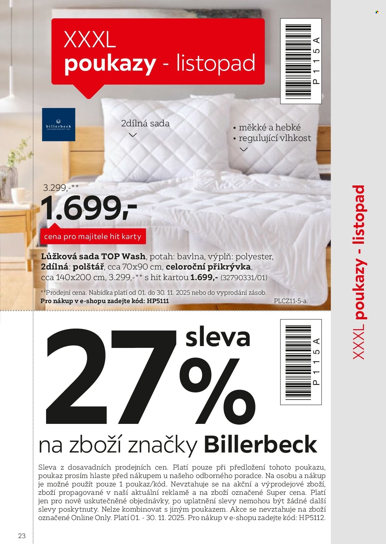Leták XXXLutz - 1.8.2025 - 31.1.2026. Strana 23
