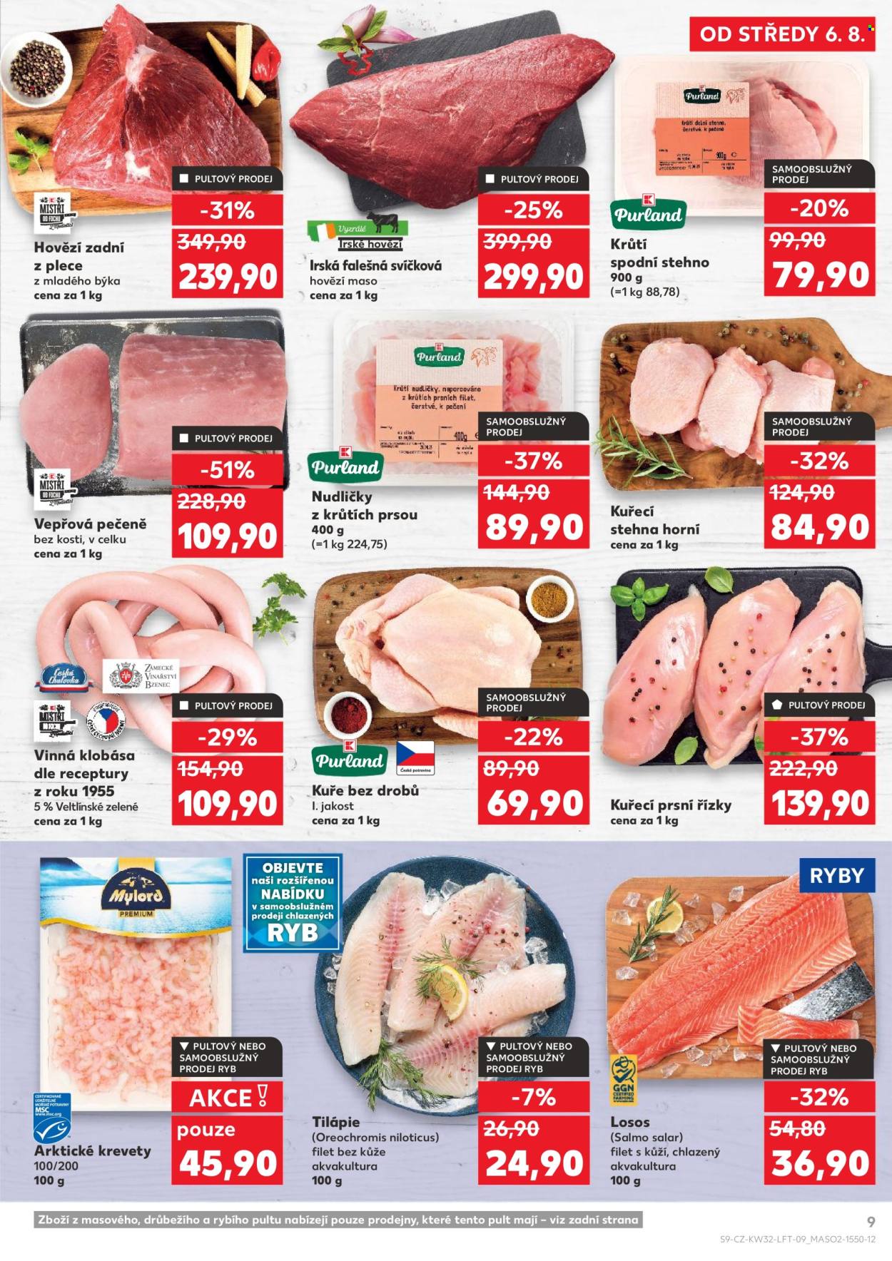 Leták Kaufland - 6.8.2025 - 12.8.2025. Strana 9
