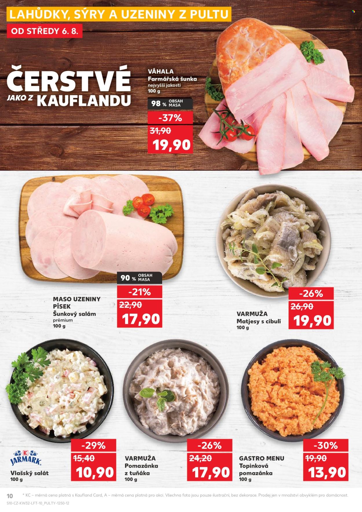 Leták Kaufland - 6.8.2025 - 12.8.2025. Strana 10
