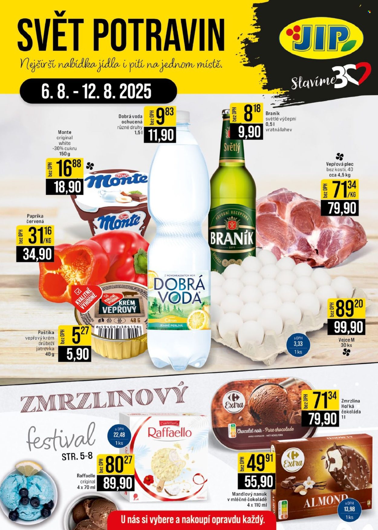 Leták JIP - 6.8.2025 - 12.8.2025. Strana 1