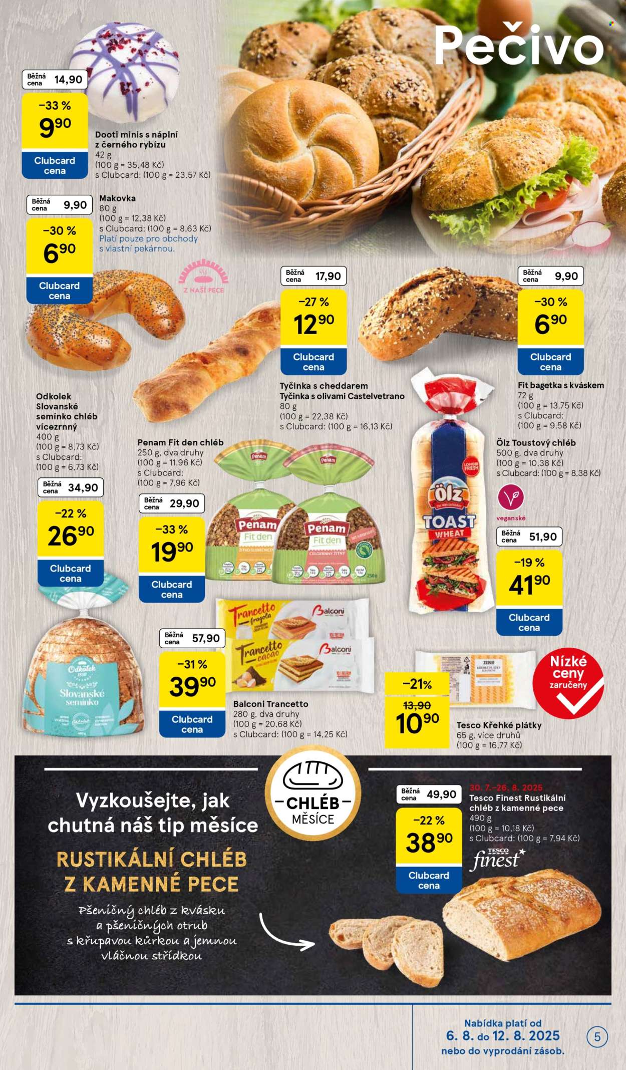 Leták TESCO - 6.8.2025 - 12.8.2025. Strana 5