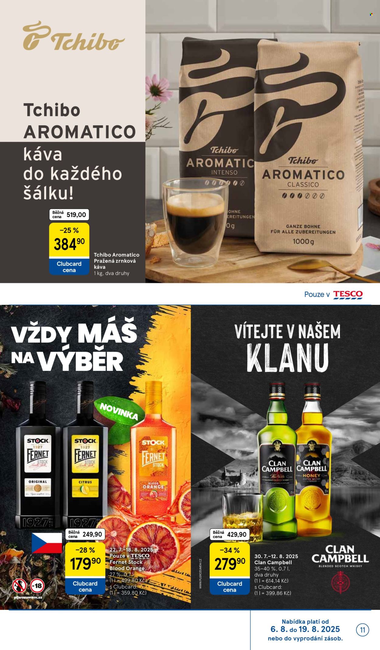 Leták TESCO - 6.8.2025 - 12.8.2025. Strana 11