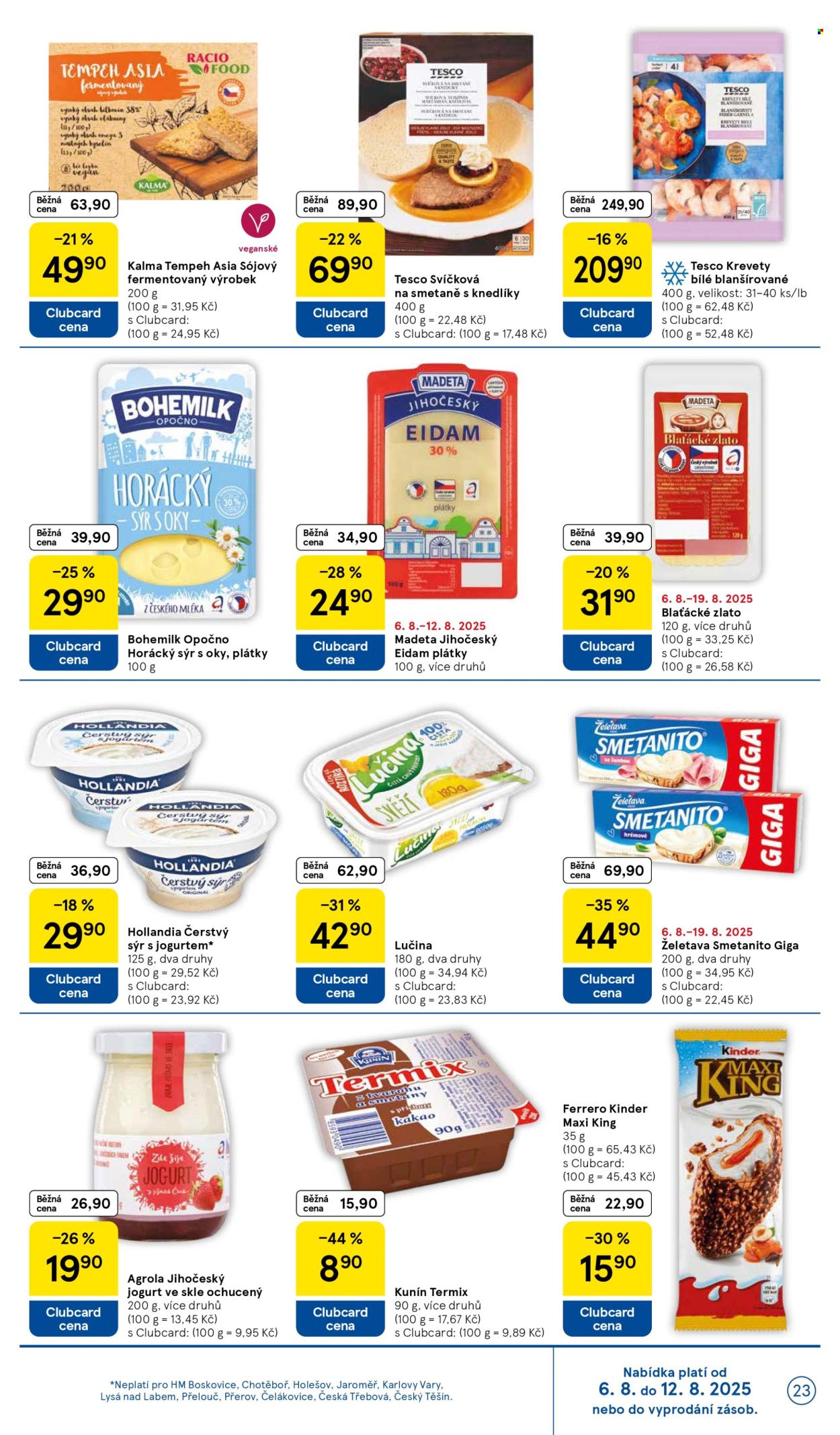 Leták TESCO - 6.8.2025 - 12.8.2025. Strana 23