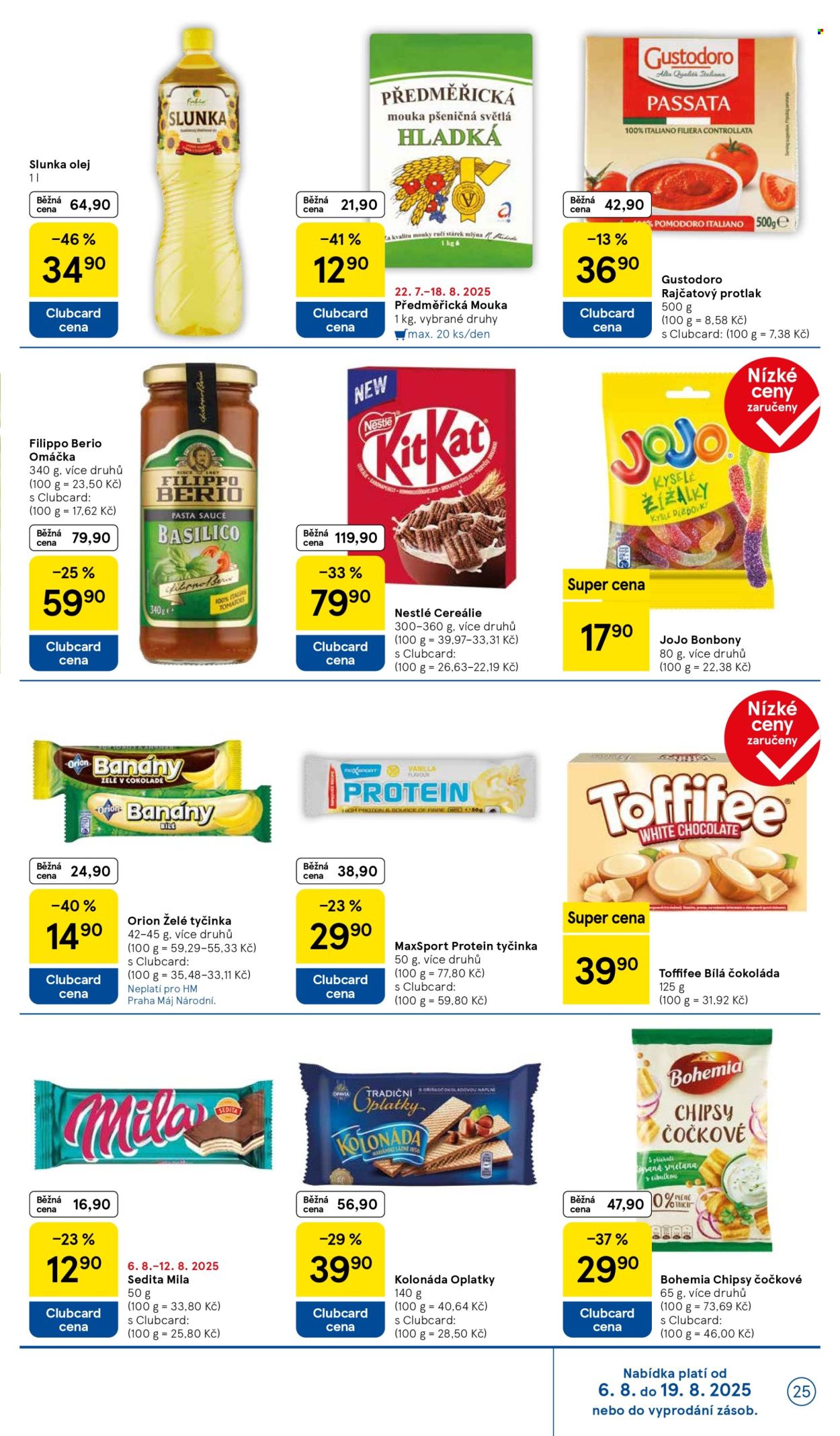 Leták TESCO - 6.8.2025 - 12.8.2025. Strana 25