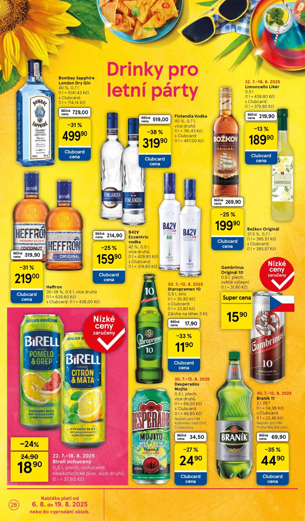 Leták TESCO - 6.8.2025 - 12.8.2025. Strana 28