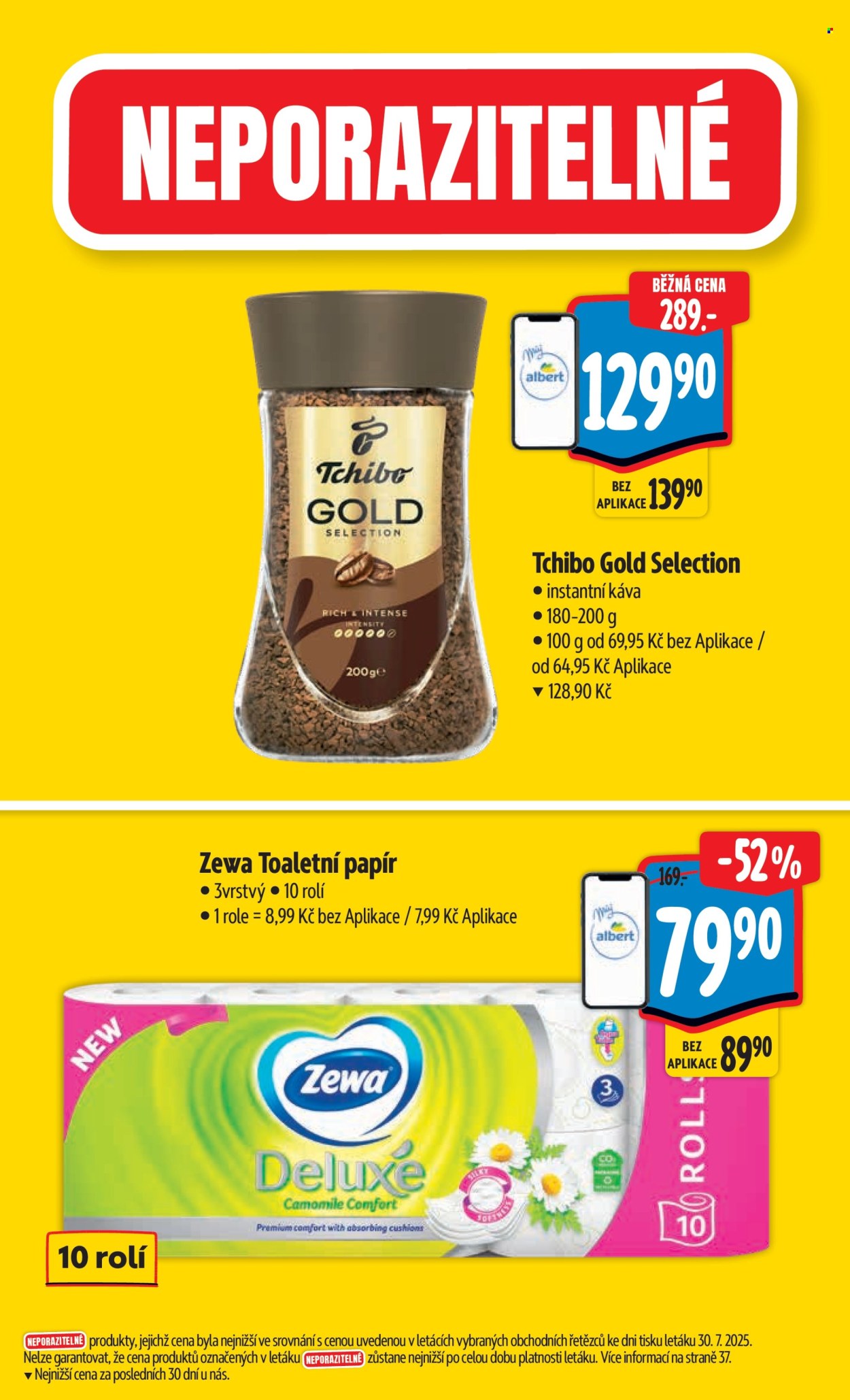 Leták Albert Hypermarket - 6.8.2025 - 12.8.2025. Strana 4