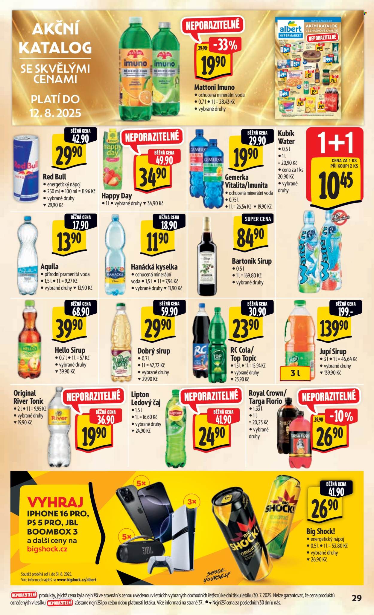 Leták Albert Hypermarket - 6.8.2025 - 12.8.2025. Strana 37