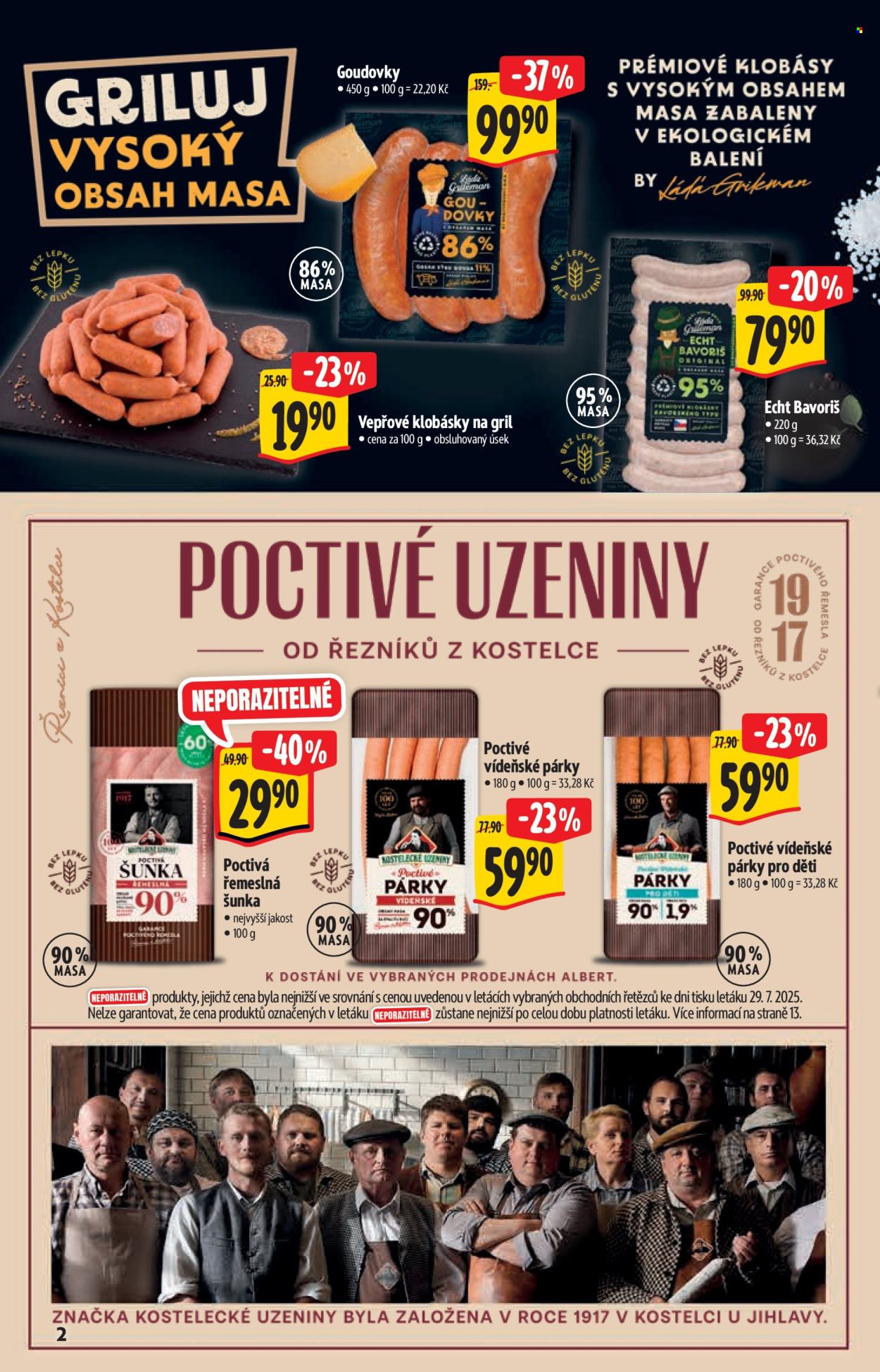 Leták Albert Supermarket - 6.8.2025 - 19.8.2025. Strana 2